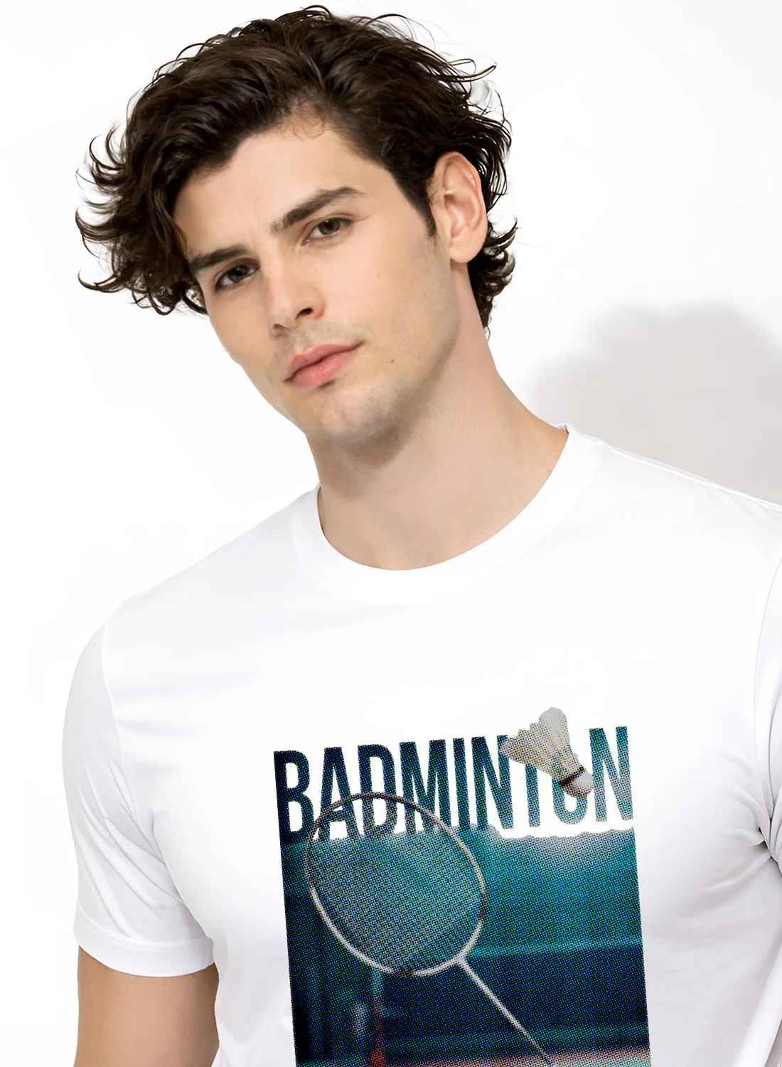 Men Badminton Graphic T-Shirt - Image 4