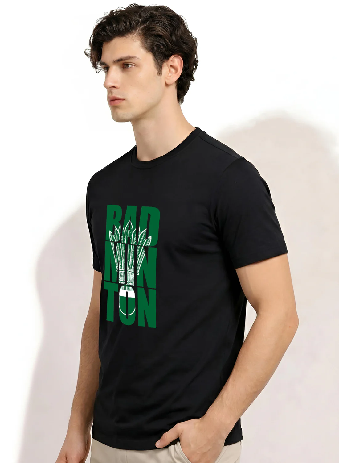 Men Badminton Printed T-Shirt - Image 3