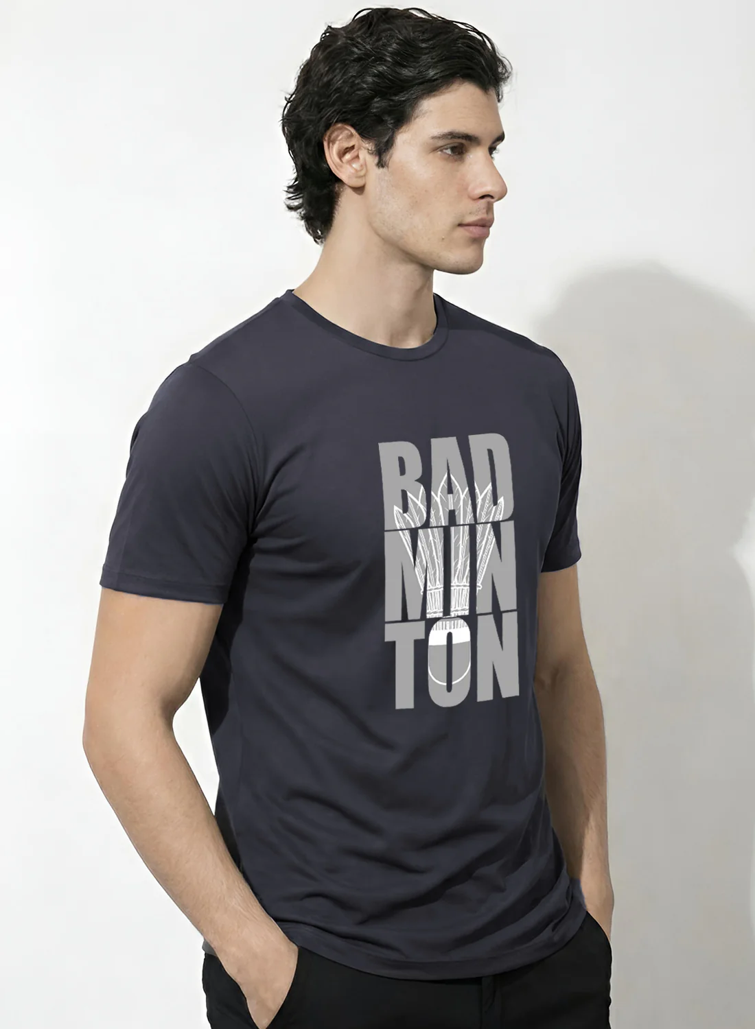 Men Badminton Printed T-Shirt - Image 3