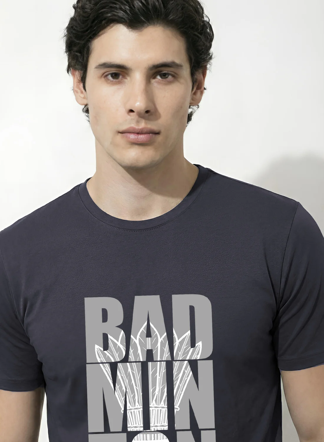 Men Badminton Printed T-Shirt - Image 4