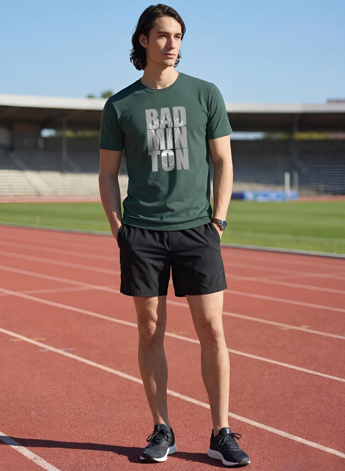 Men Badminton Printed T-Shirt - Image 5
