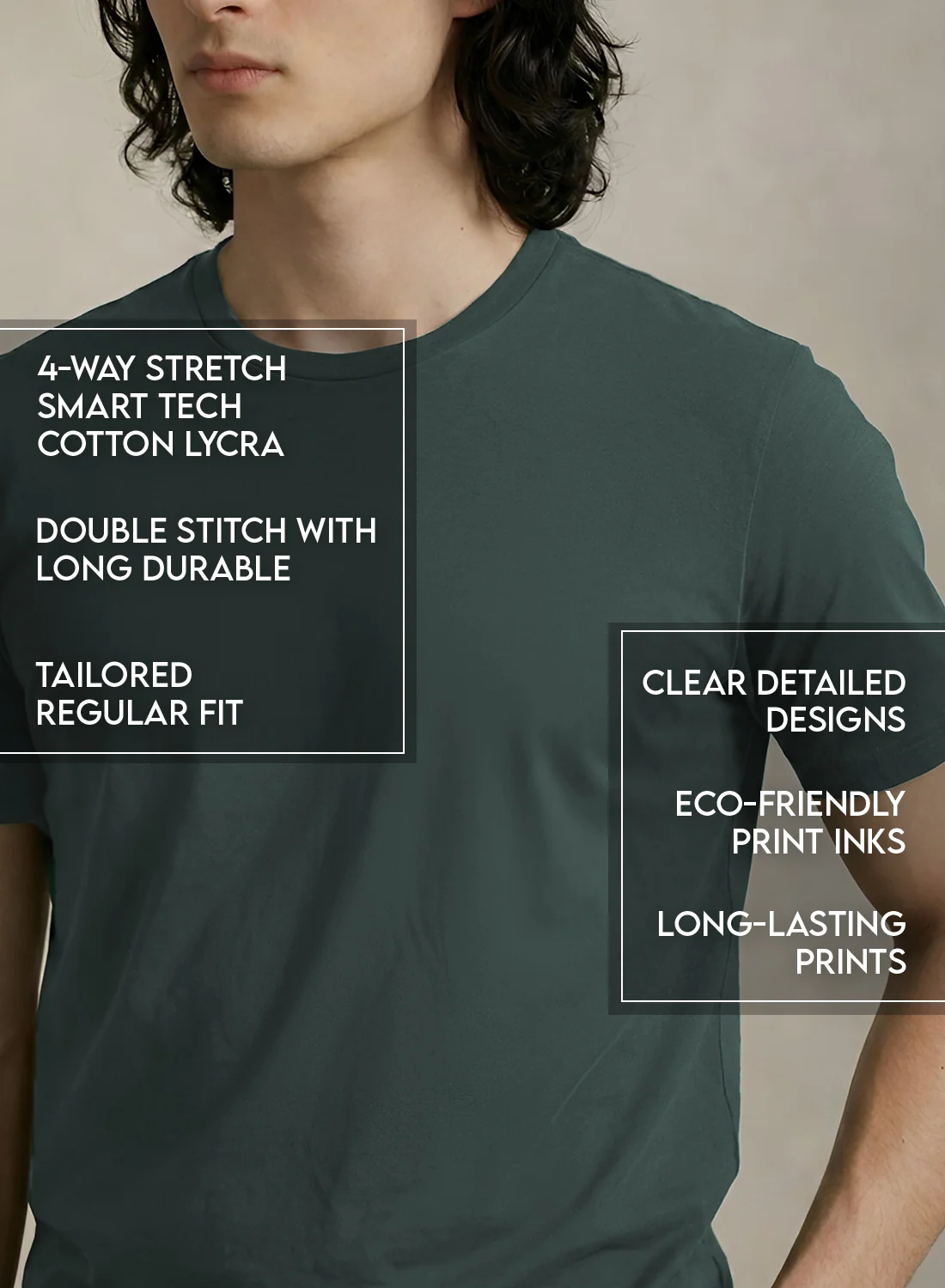 Men Badminton Printed T-Shirt - Image 6