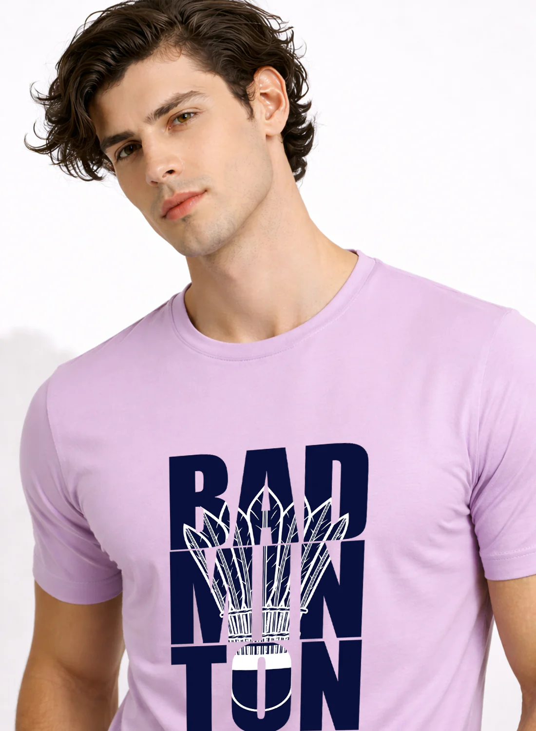 Men Badminton Printed T-Shirt - Image 4