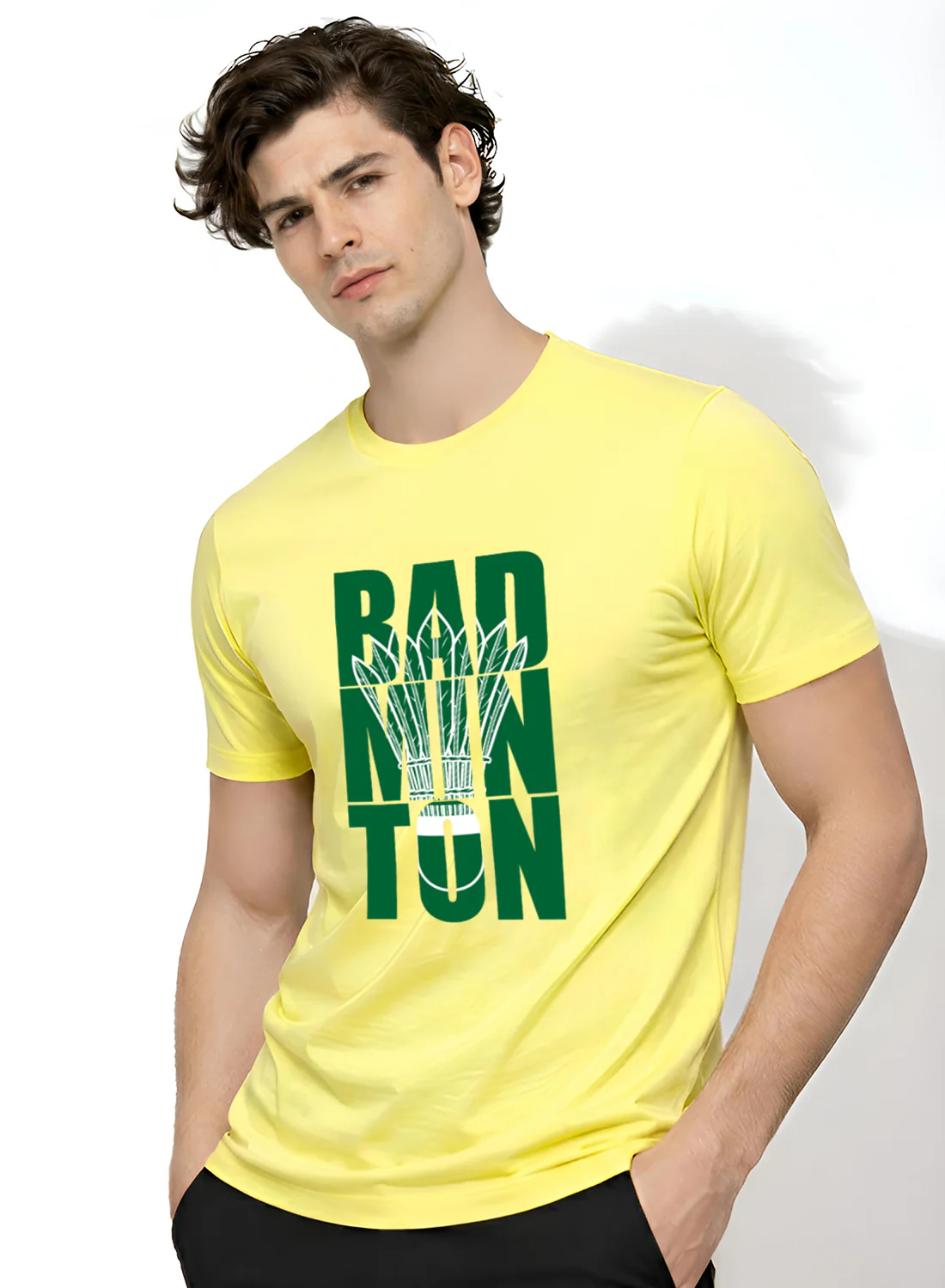 Men Badminton Printed T-Shirt - Image 3