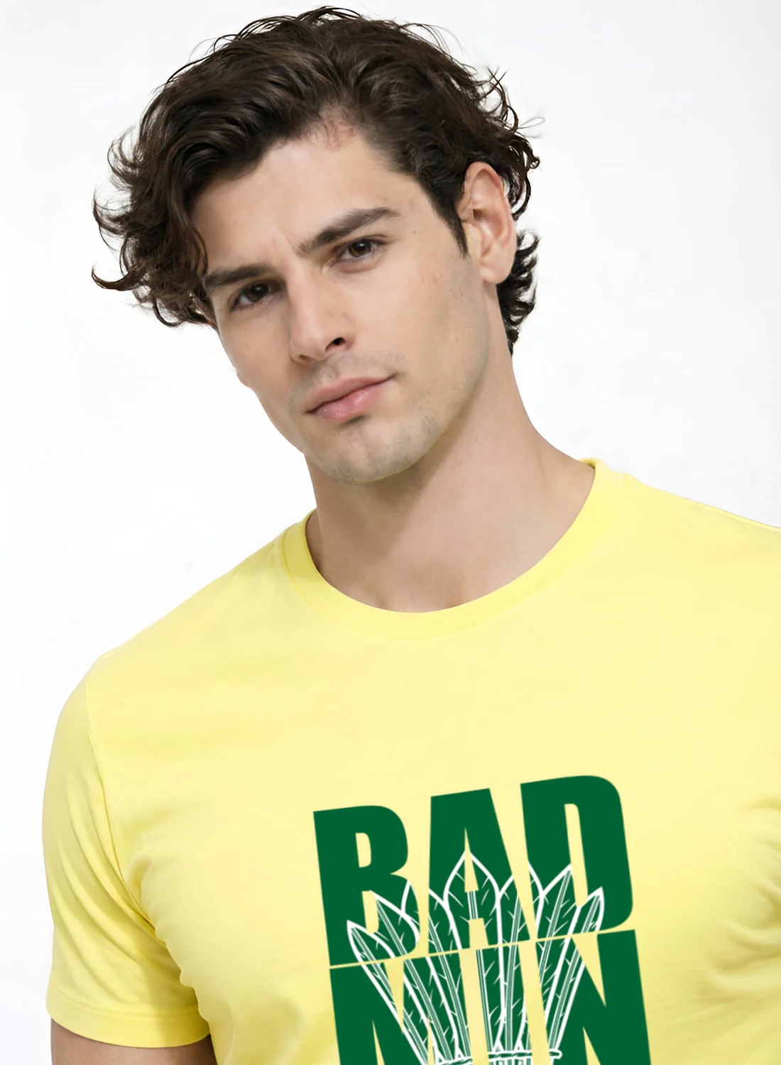 Men Badminton Printed T-Shirt - Image 4