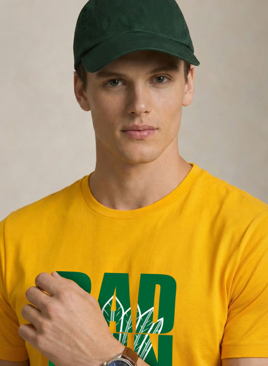 Men Badminton Printed T-Shirt - Image 4