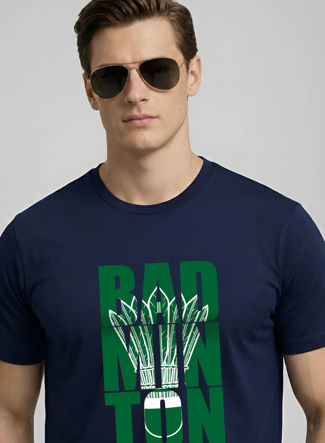 Men Badminton Printed T-Shirt - Image 5