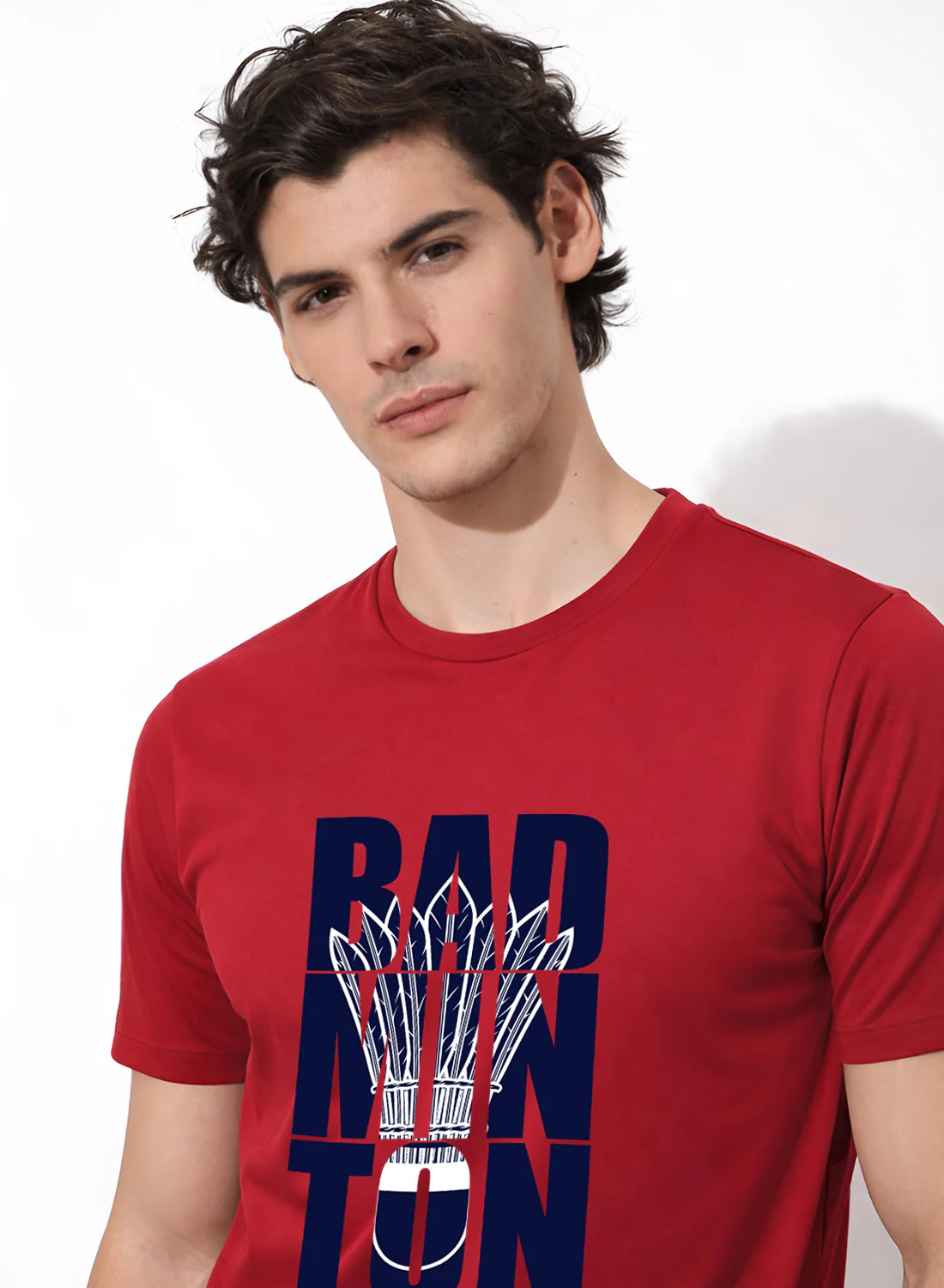 Men Badminton Printed T-Shirt - Image 4