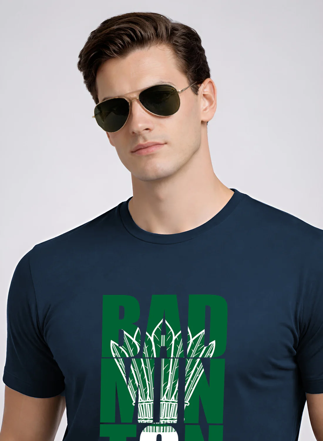 Men Badminton Printed T-Shirt - Image 4