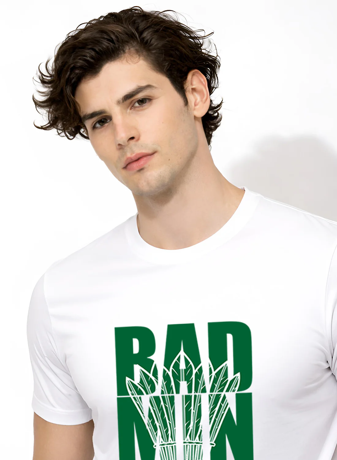 Men Badminton Printed T-Shirt - Image 4