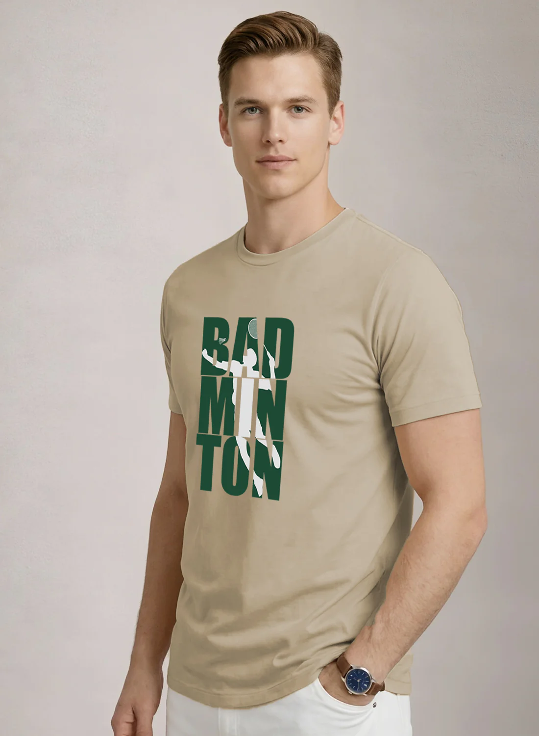 Men Badminton Tshirt - Image 3