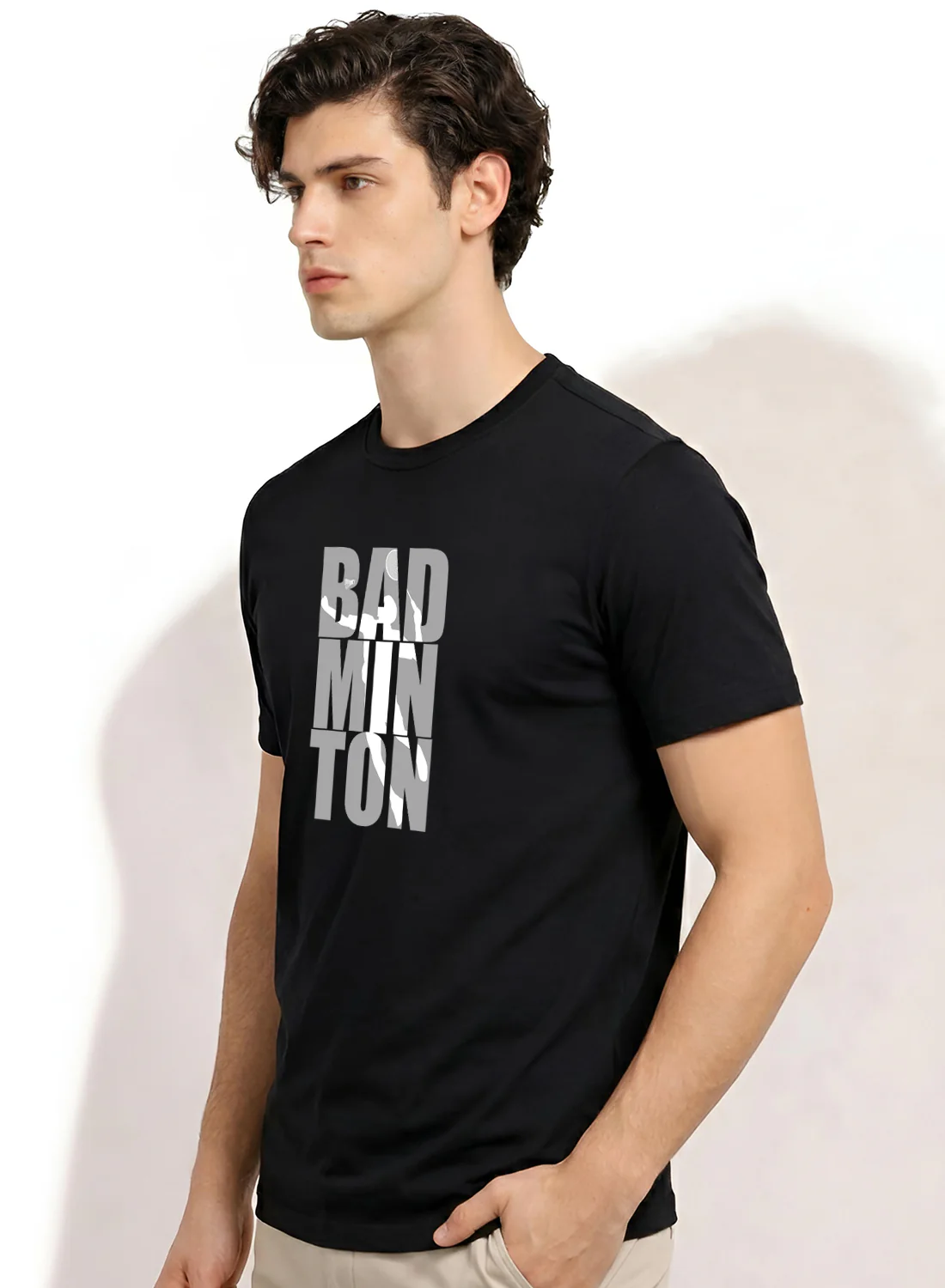 Men Badminton Tshirt - Image 4