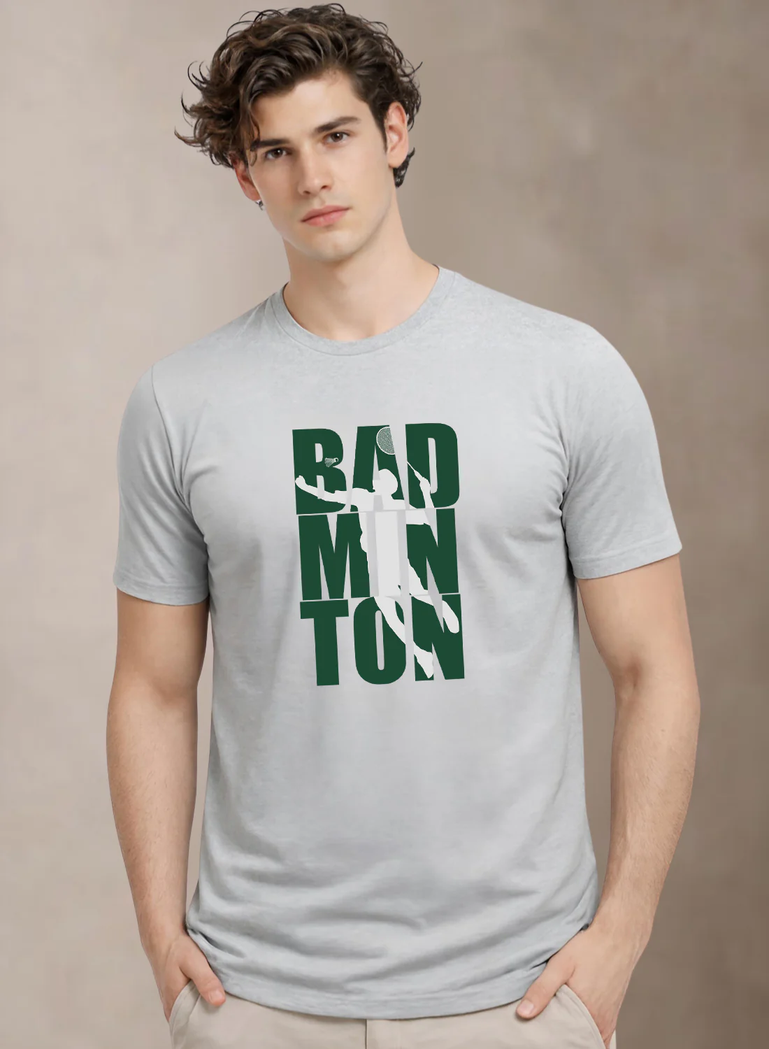 Men Badminton Tshirt - Image 2