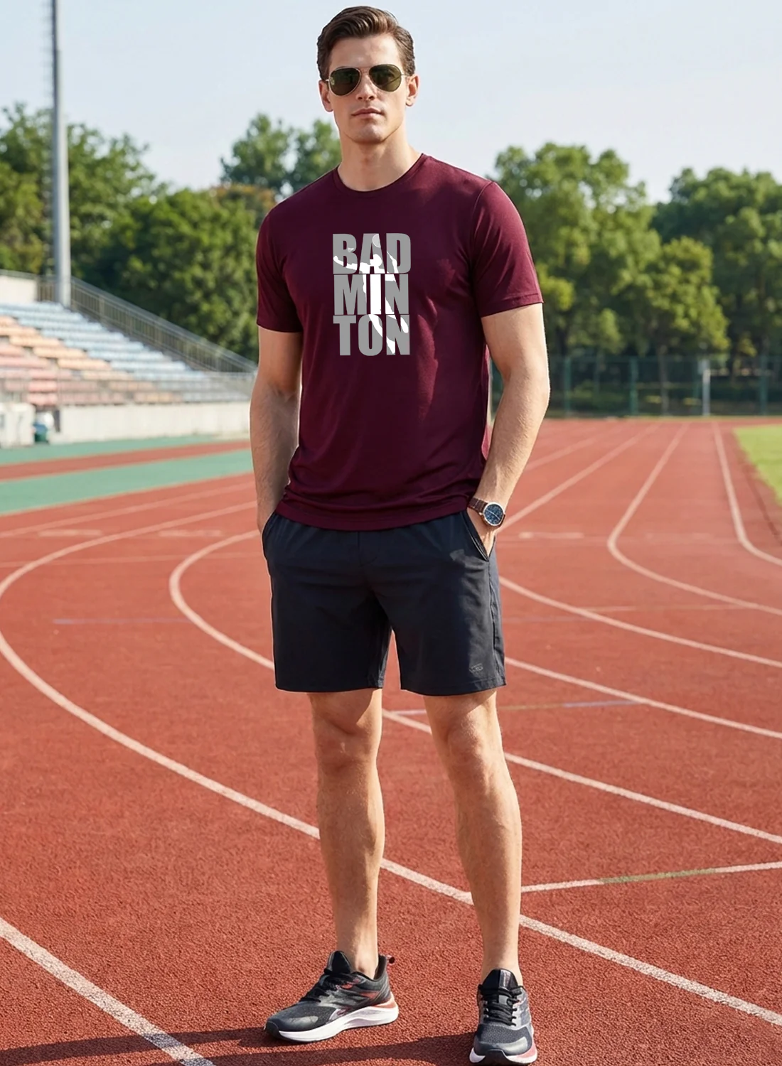 Men Badminton Tshirt - Image 5