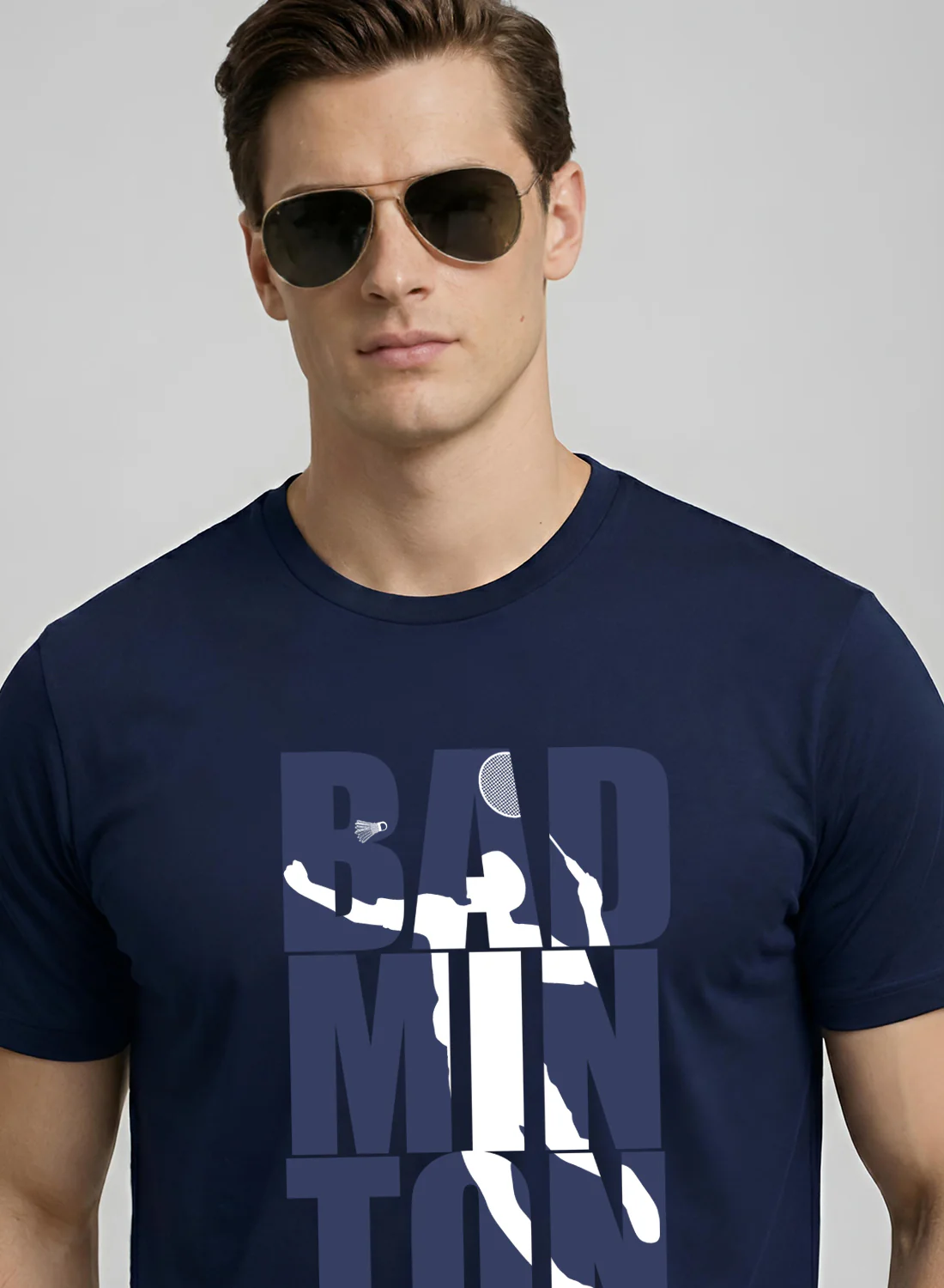 Men Badminton Tshirt - Image 4
