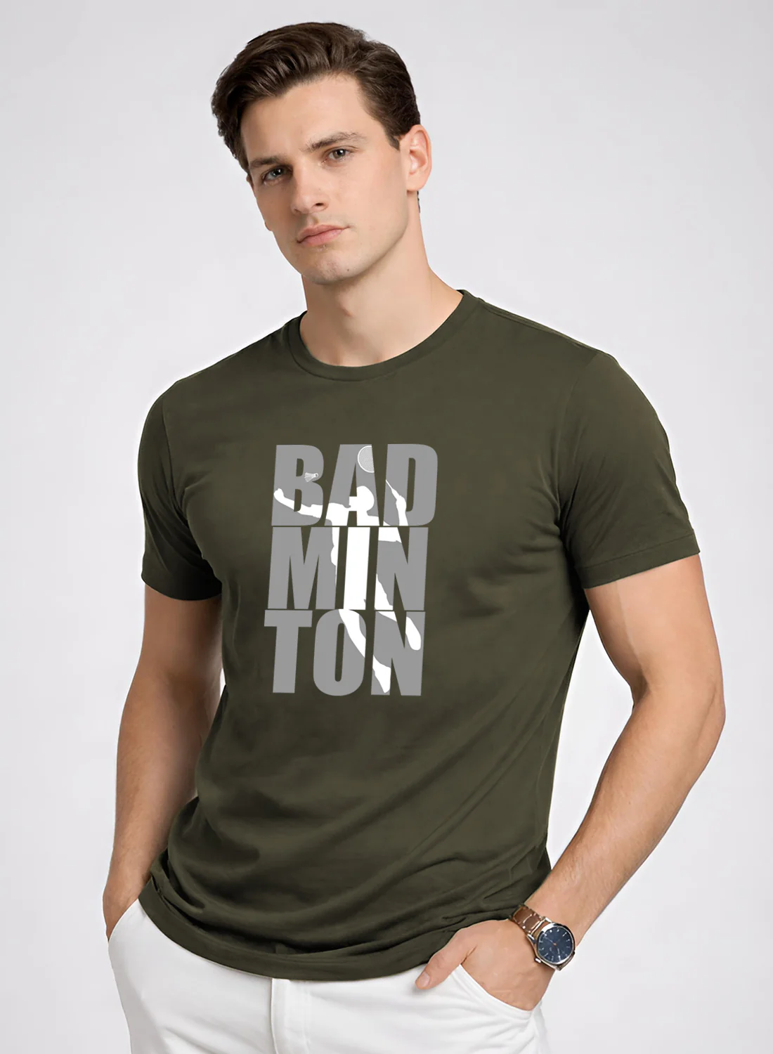 Men Badminton Tshirt - Image 3