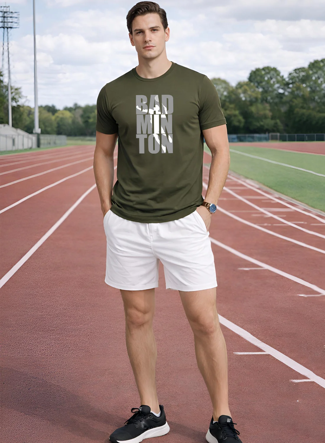 Men Badminton Tshirt - Image 5