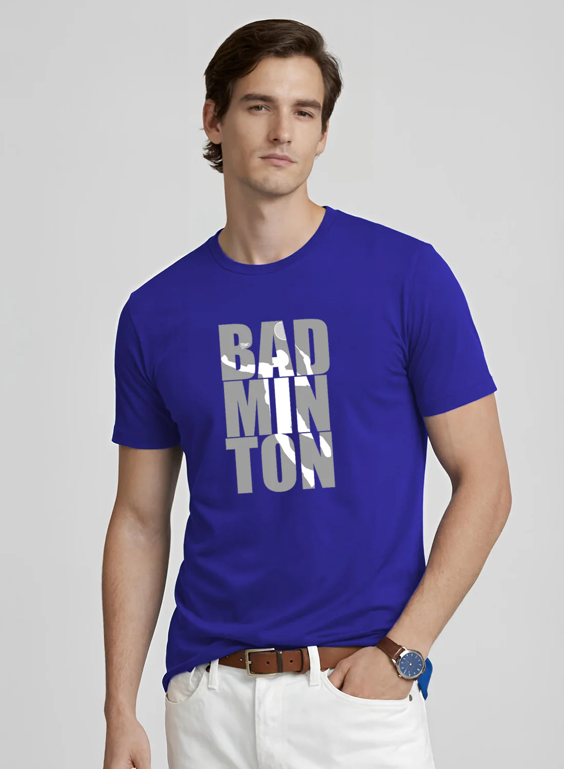 Men Badminton Tshirt - Image 3