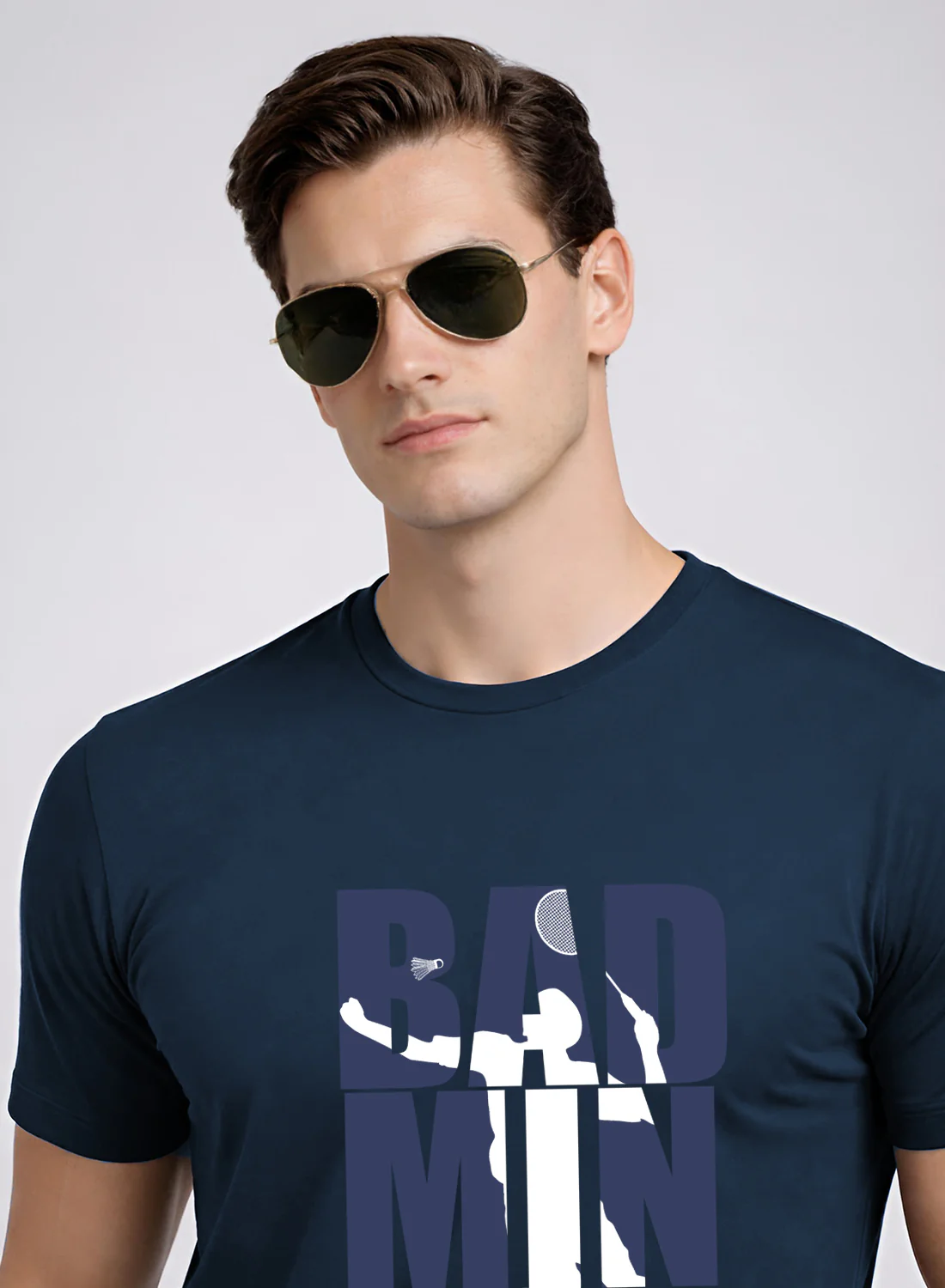 Men Badminton Tshirt - Image 4