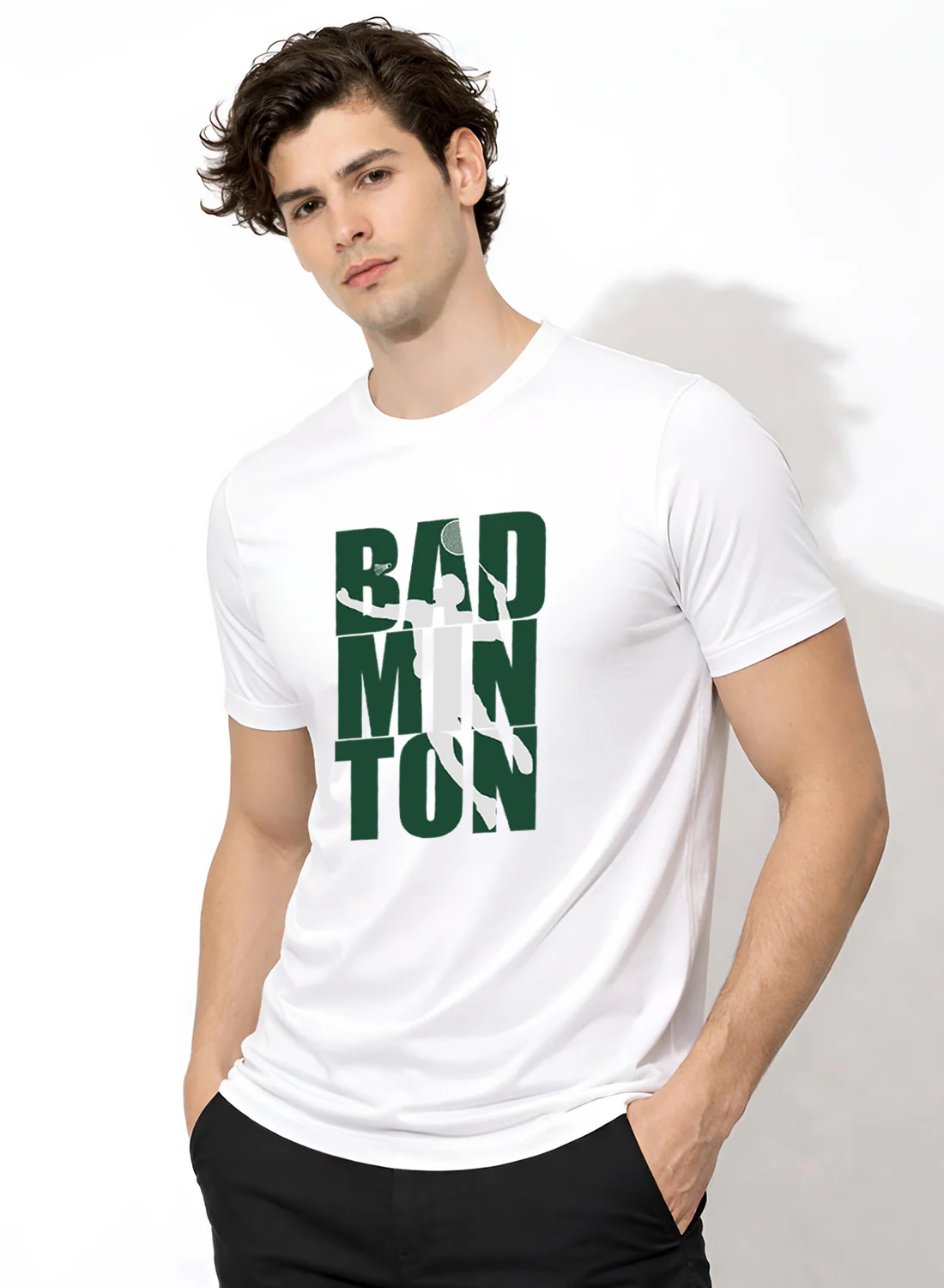 Men Badminton Tshirt - Image 3