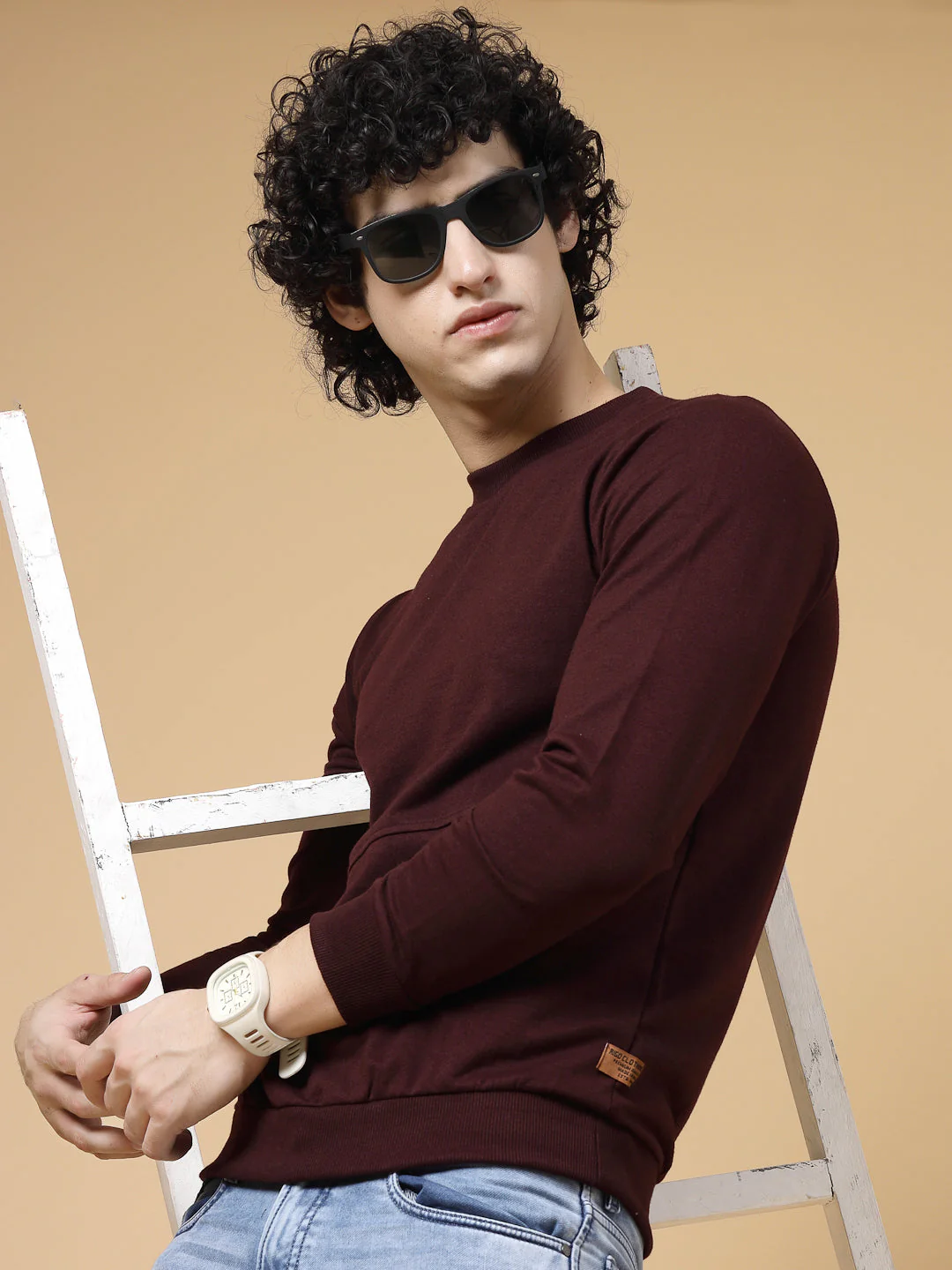 Men Basic Terry Sweatshirt - Image 2
