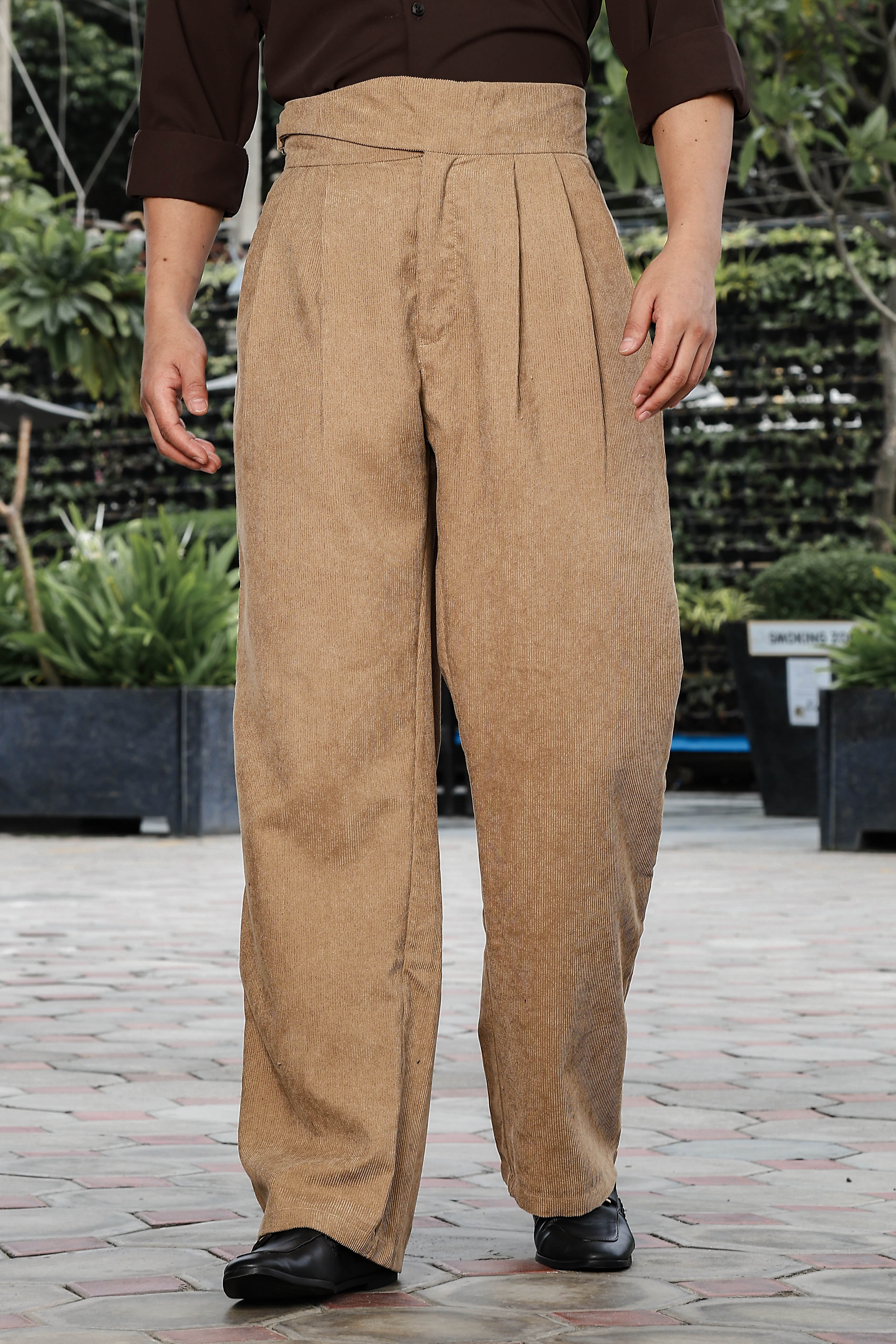 Men Corduroy Gurkha Trousers - Image 2
