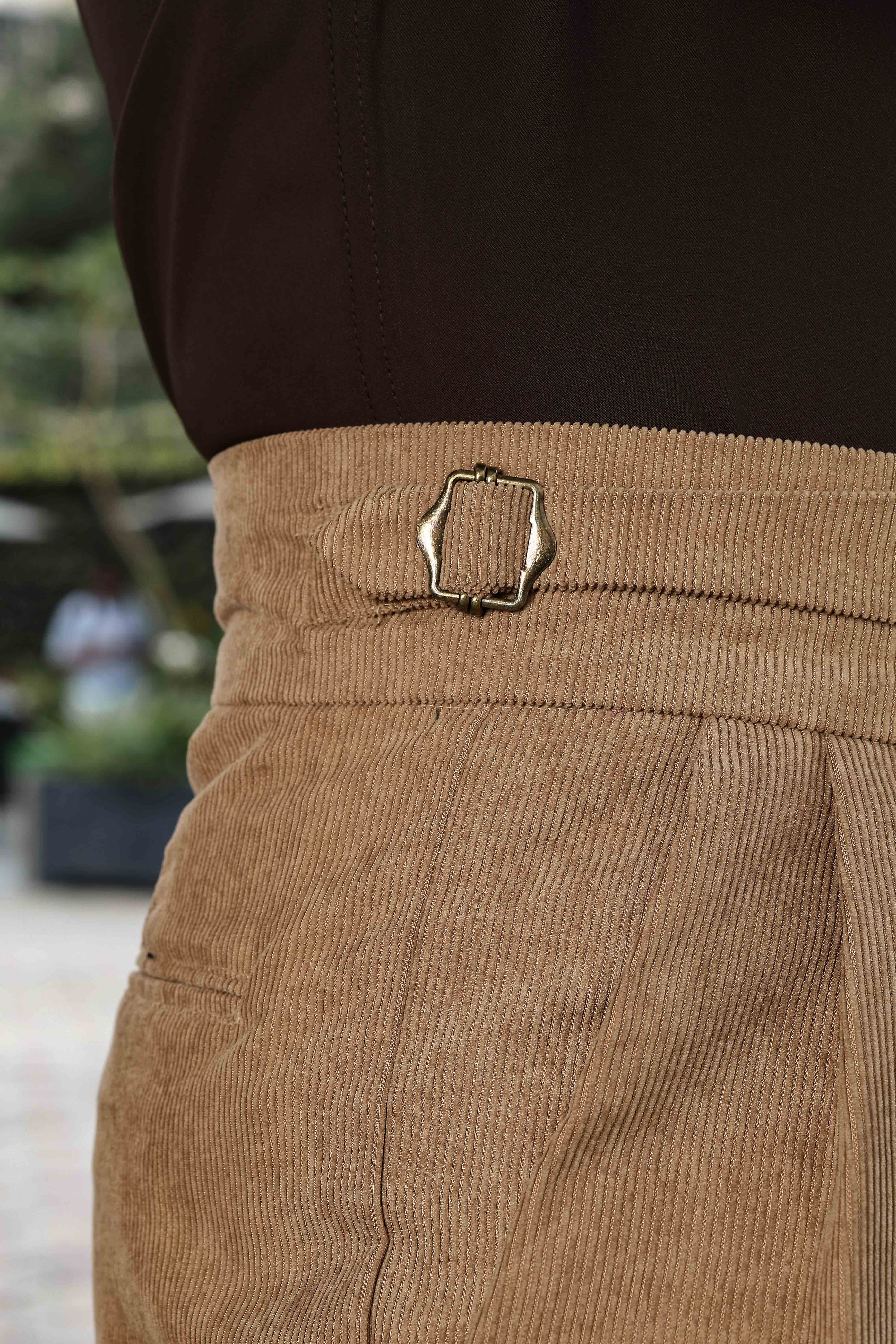 Men Corduroy Gurkha Trousers - Image 5