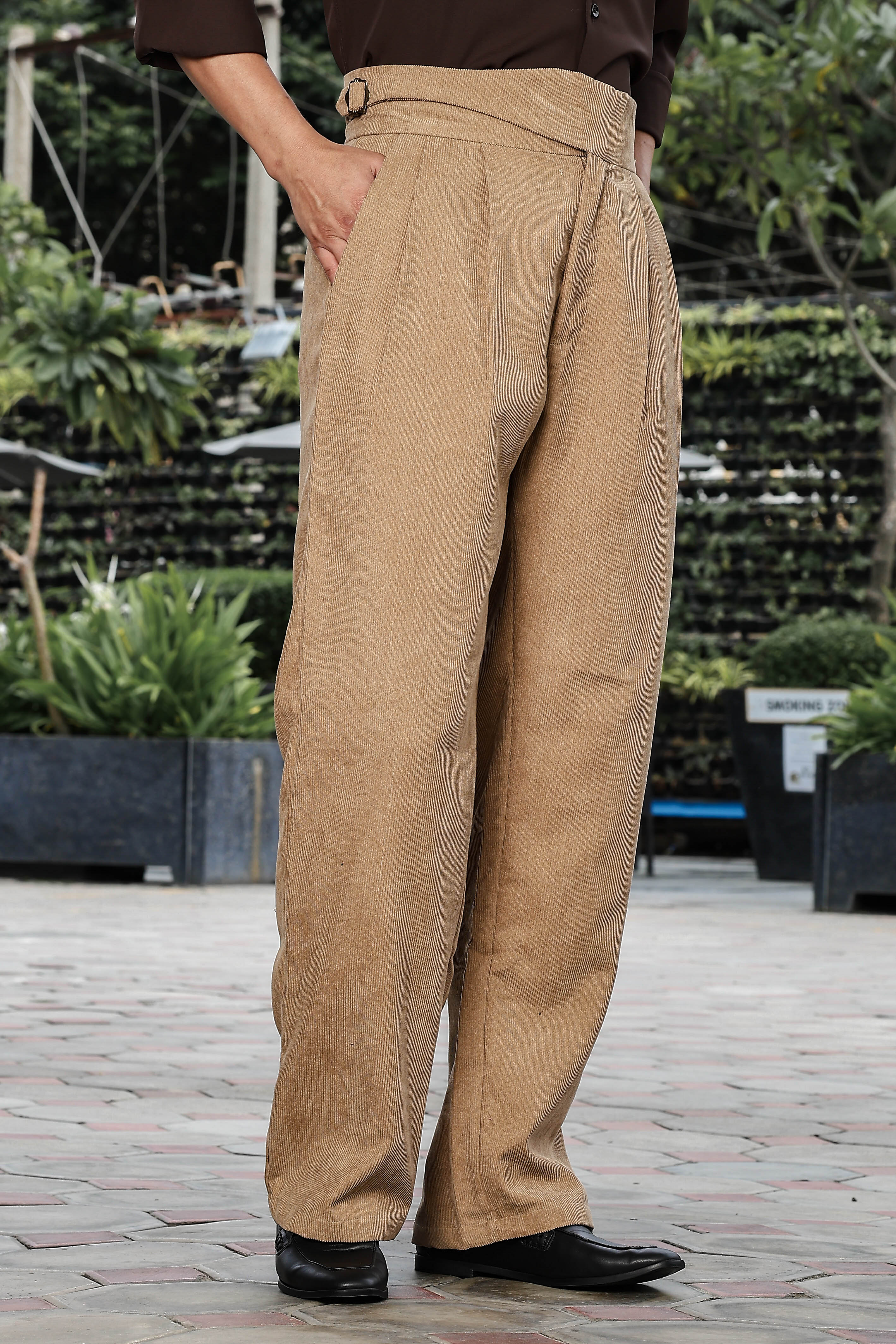 Men Corduroy Gurkha Trousers - Image 6