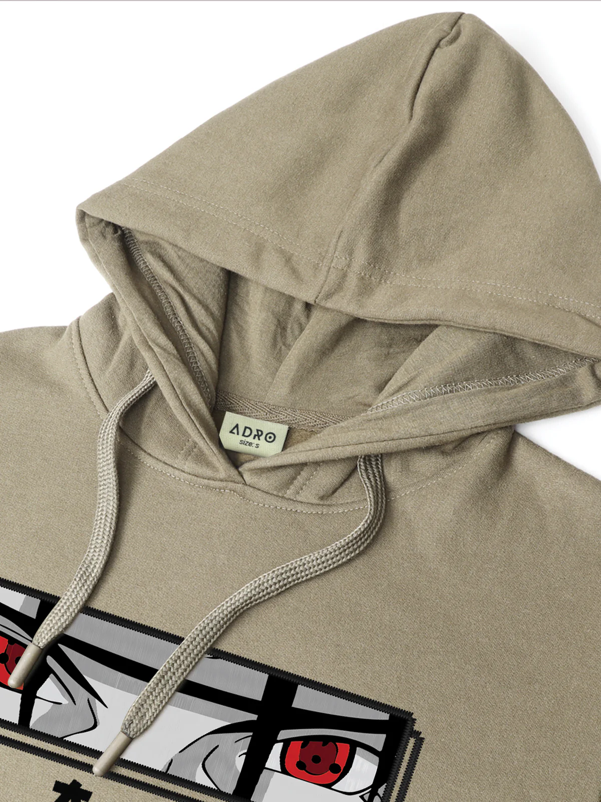 Men Beige Itachi Uchiha Hoodie - Image 6