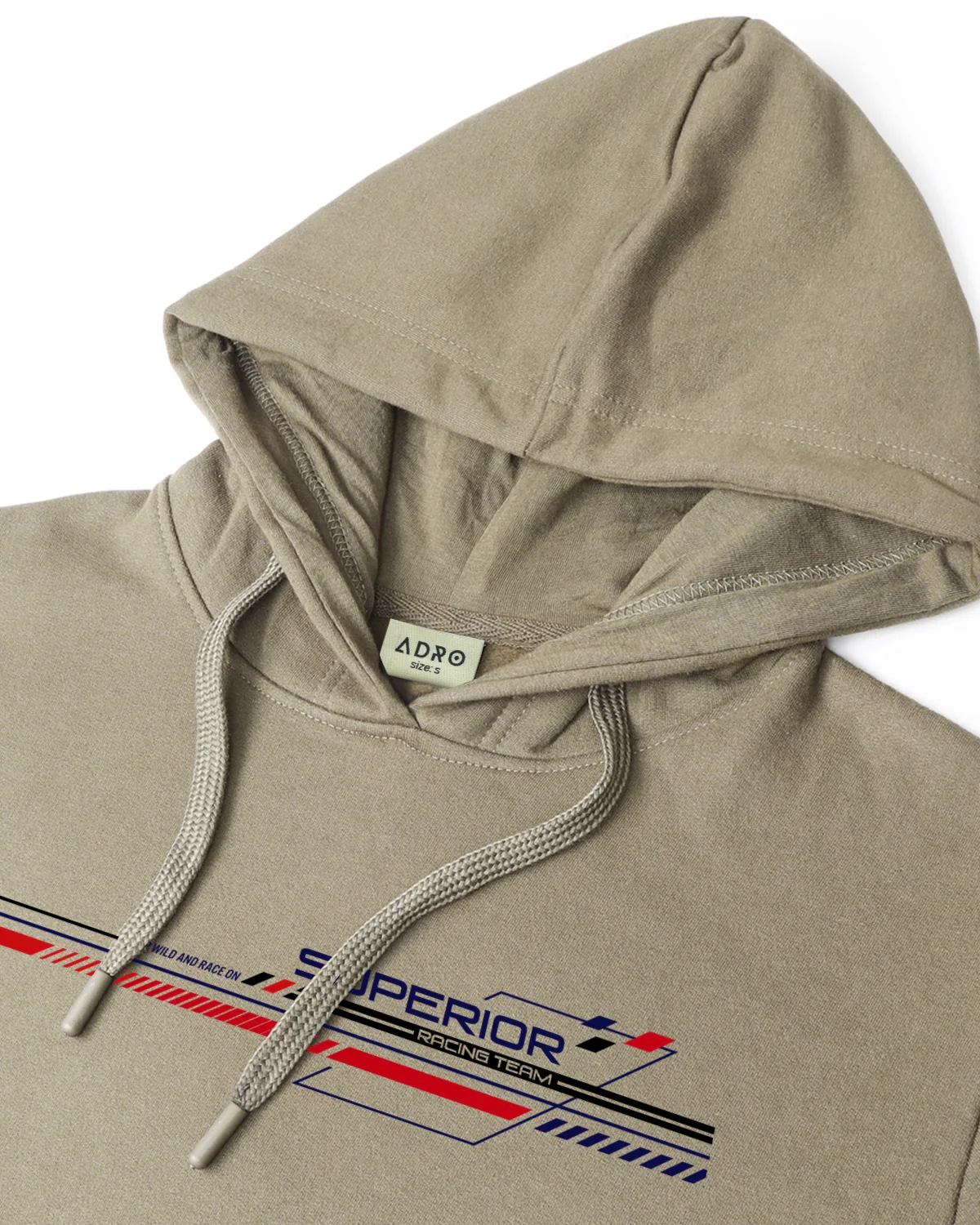 Men Beige Long Lasting Printed Hoodie - Image 6