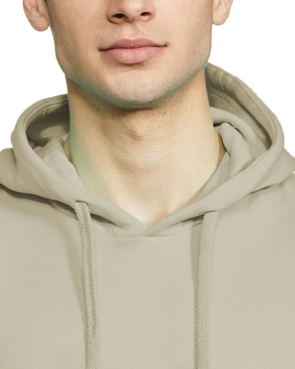 Men Beige Printed Hoodie - Image 4