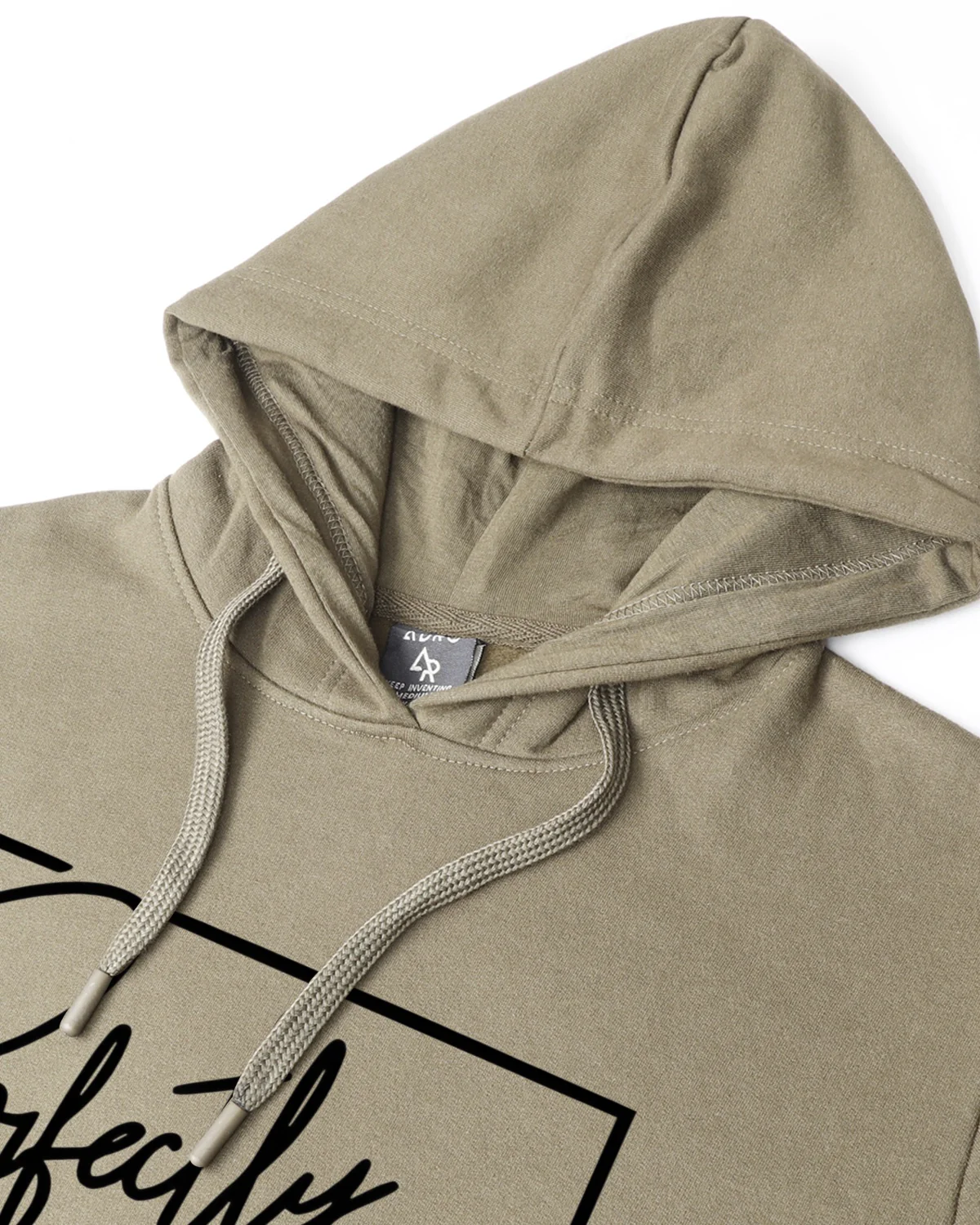 Men Beige Printed Hoodie - Image 4