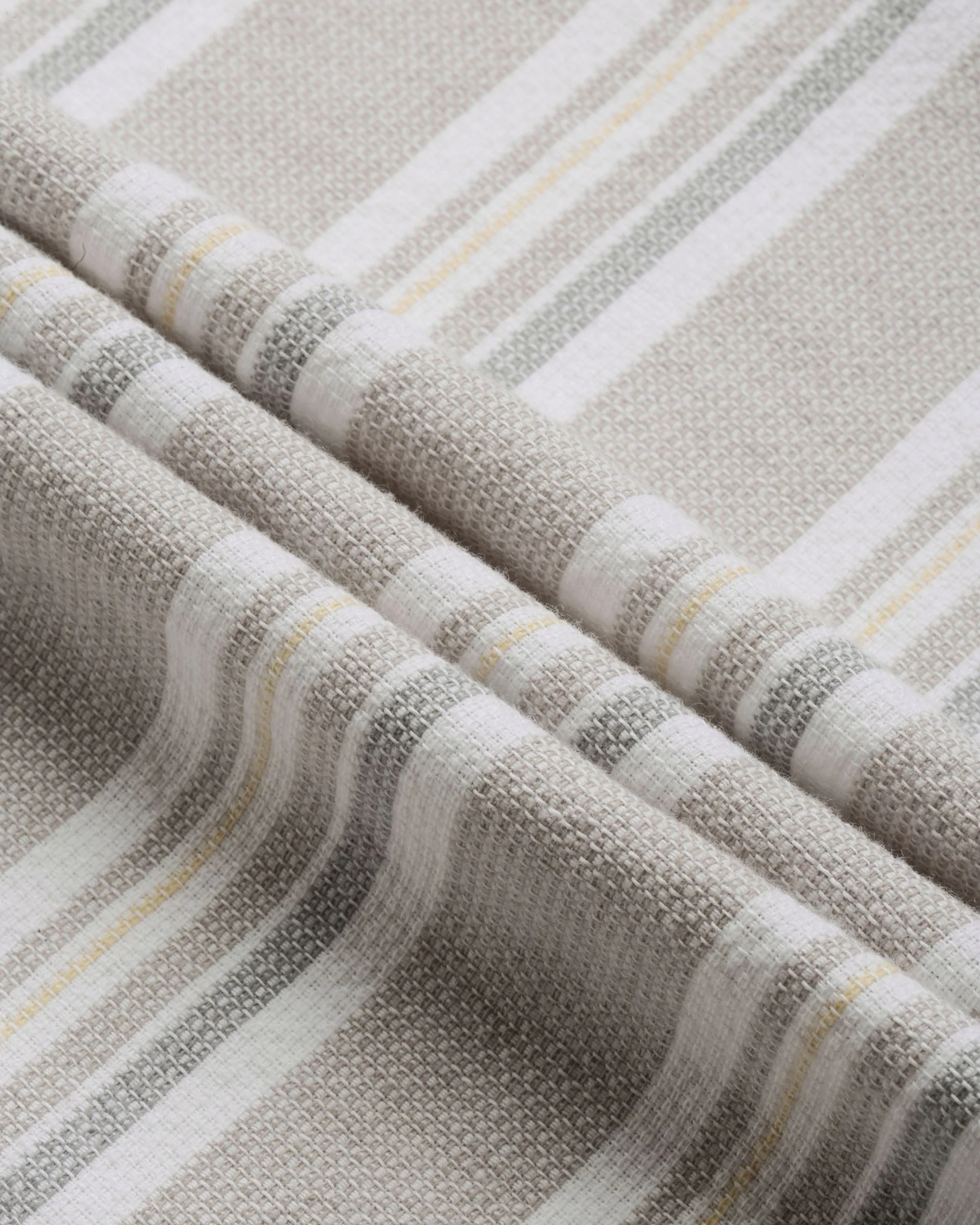 Men Beige Striped Shirt - Image 8