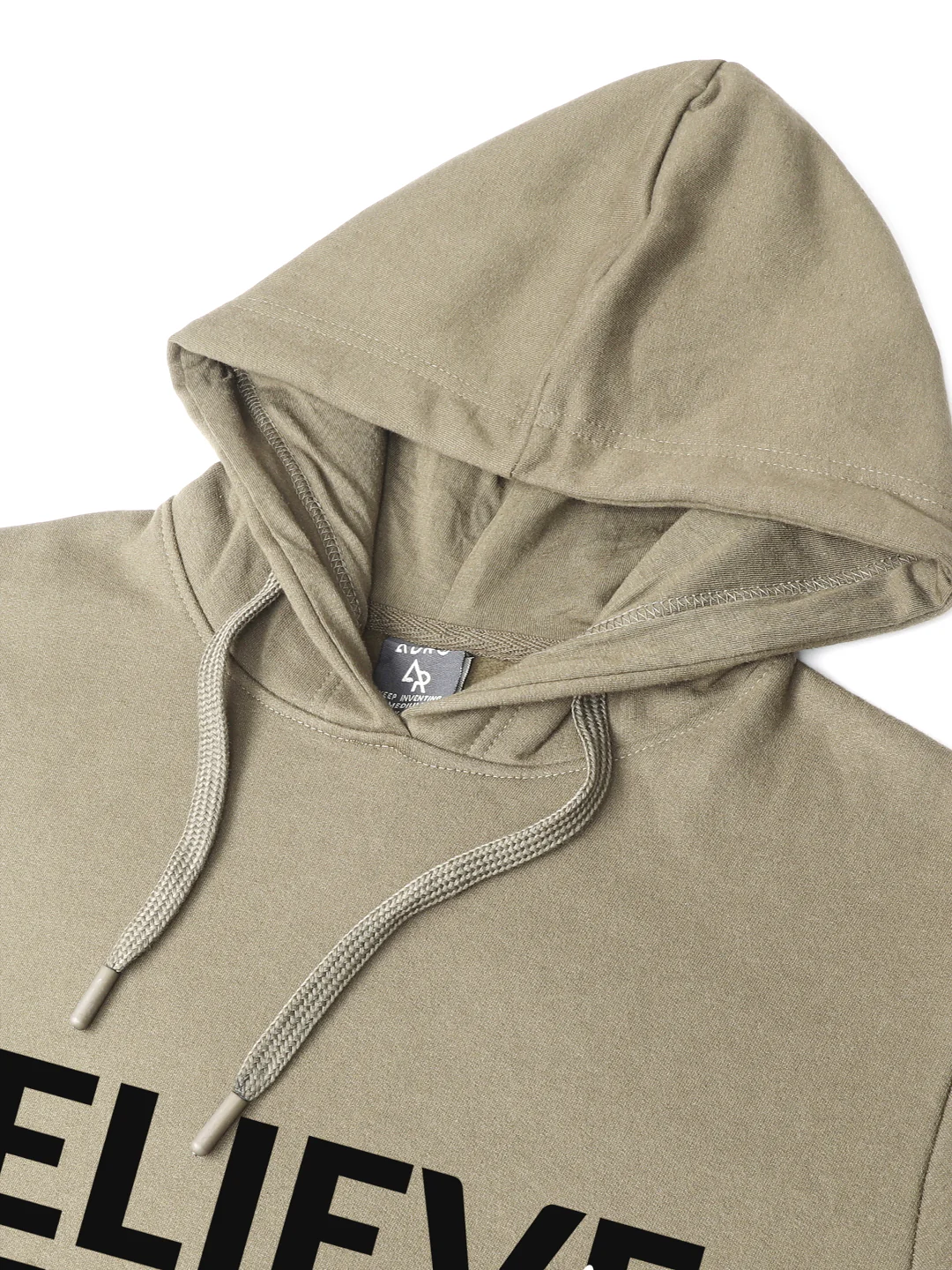 Men Beige Printed Hoodie - Image 5