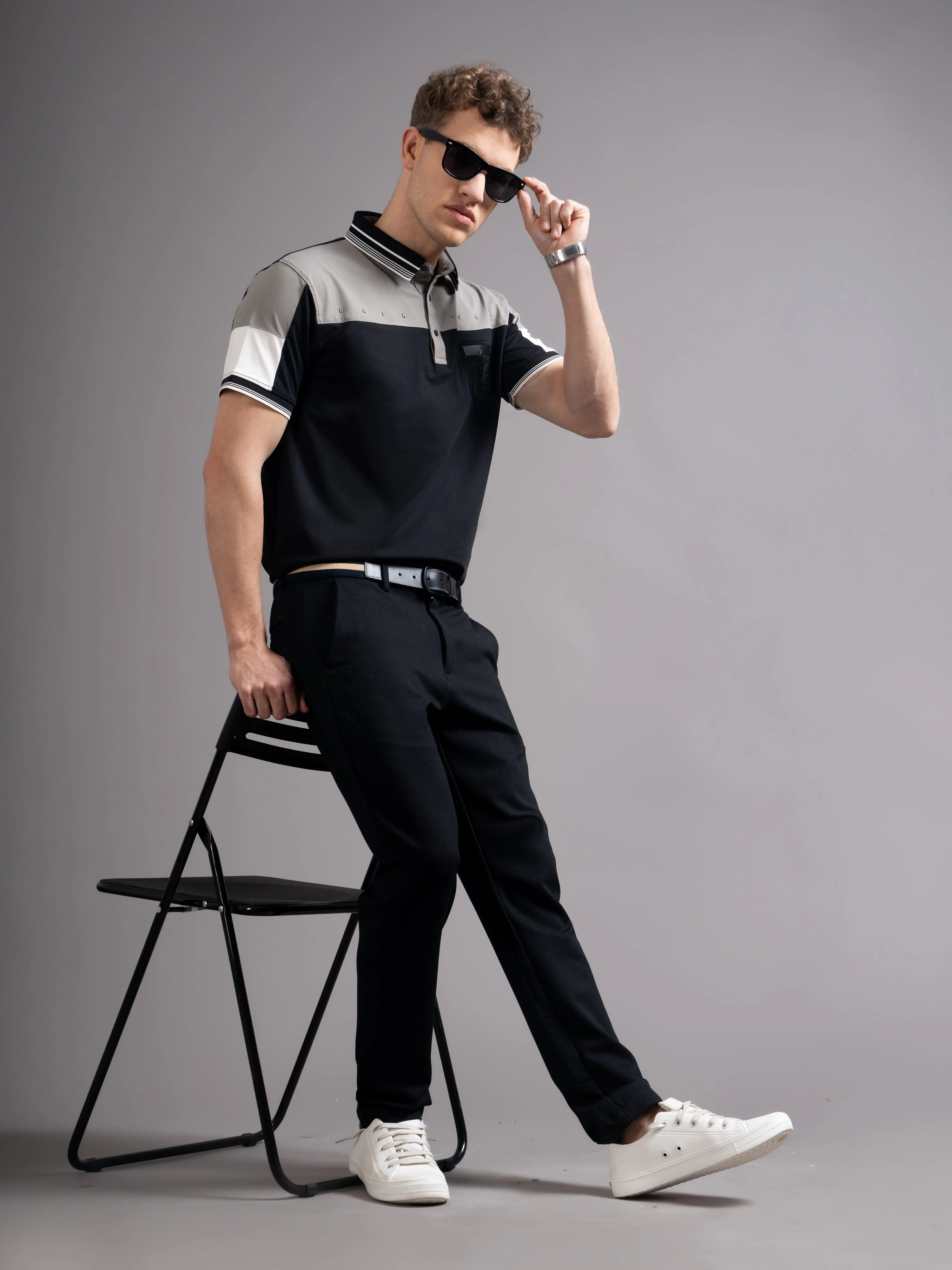 Men Bergen Brown Polo T-Shirt - Image 7