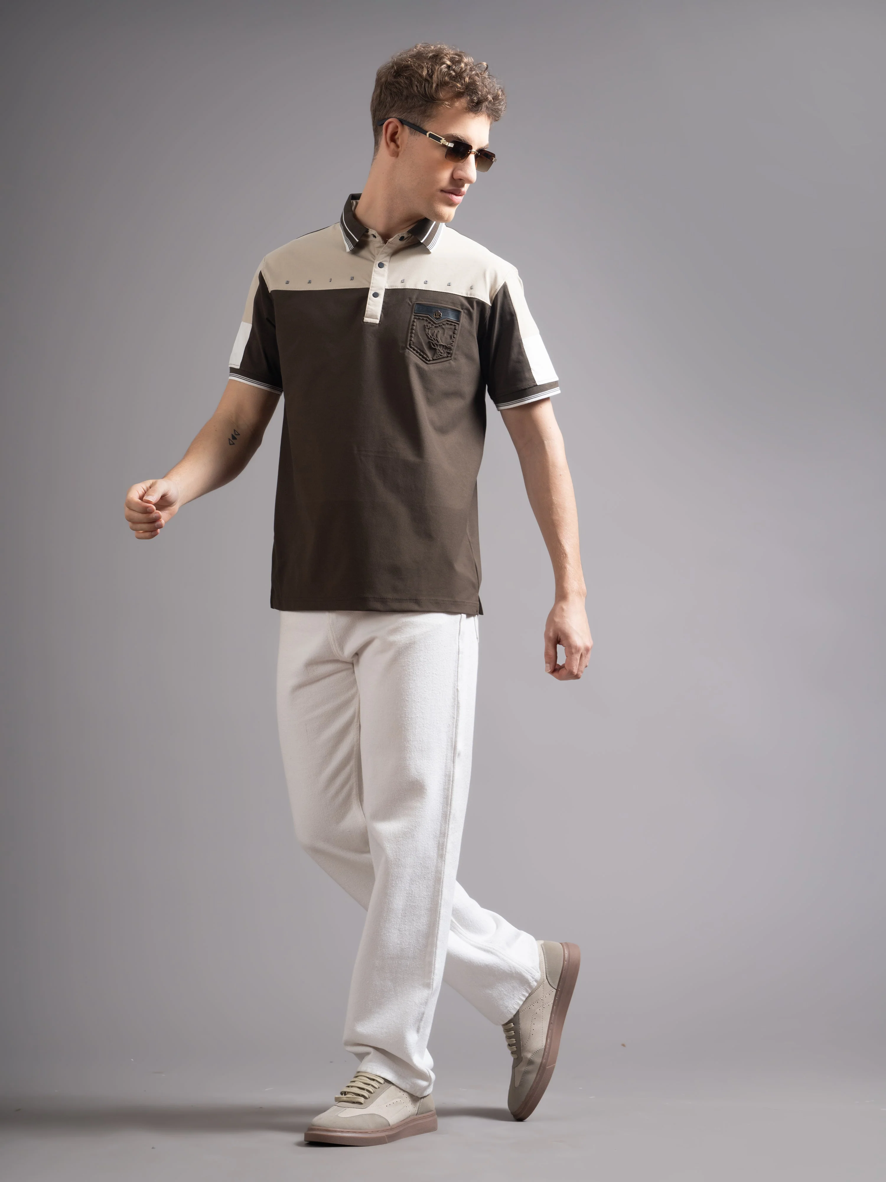 Men Bergen Green Polo T-Shirt - Image 7