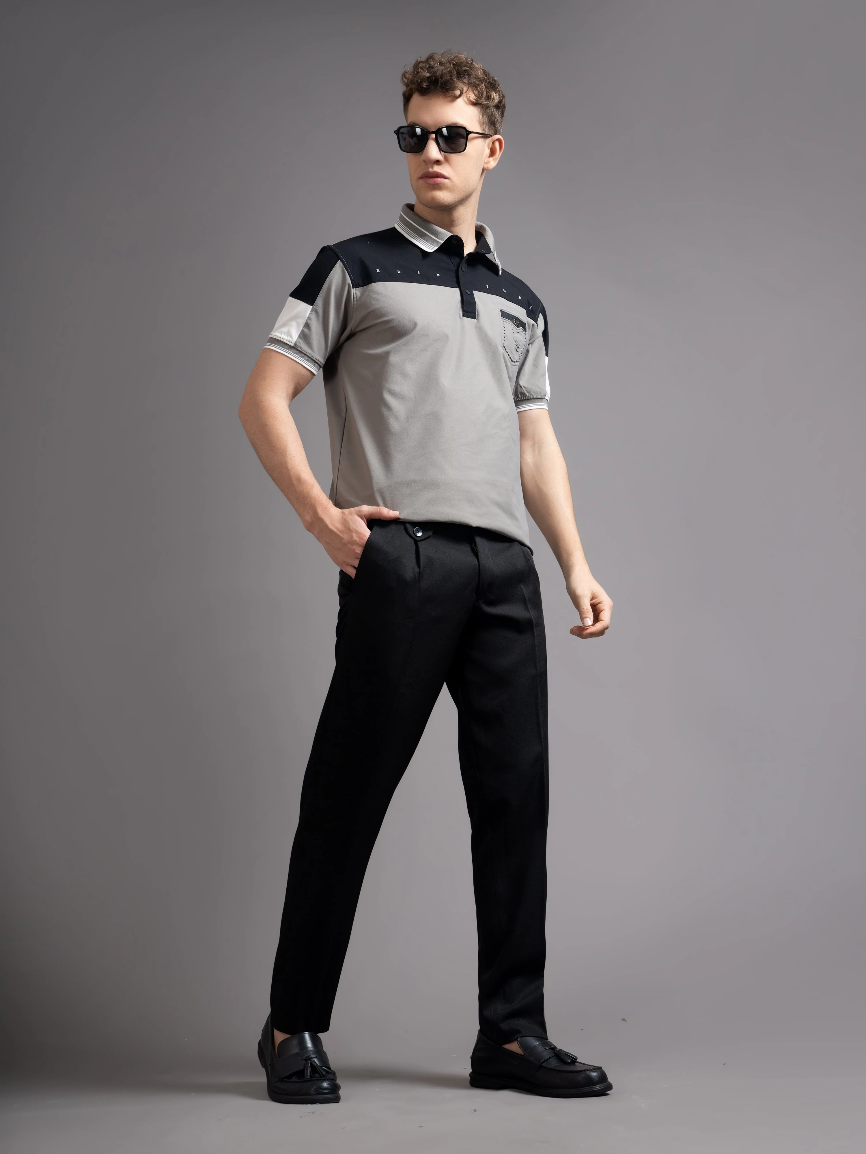 Men Bergen White Polo T-Shirt - Image 7
