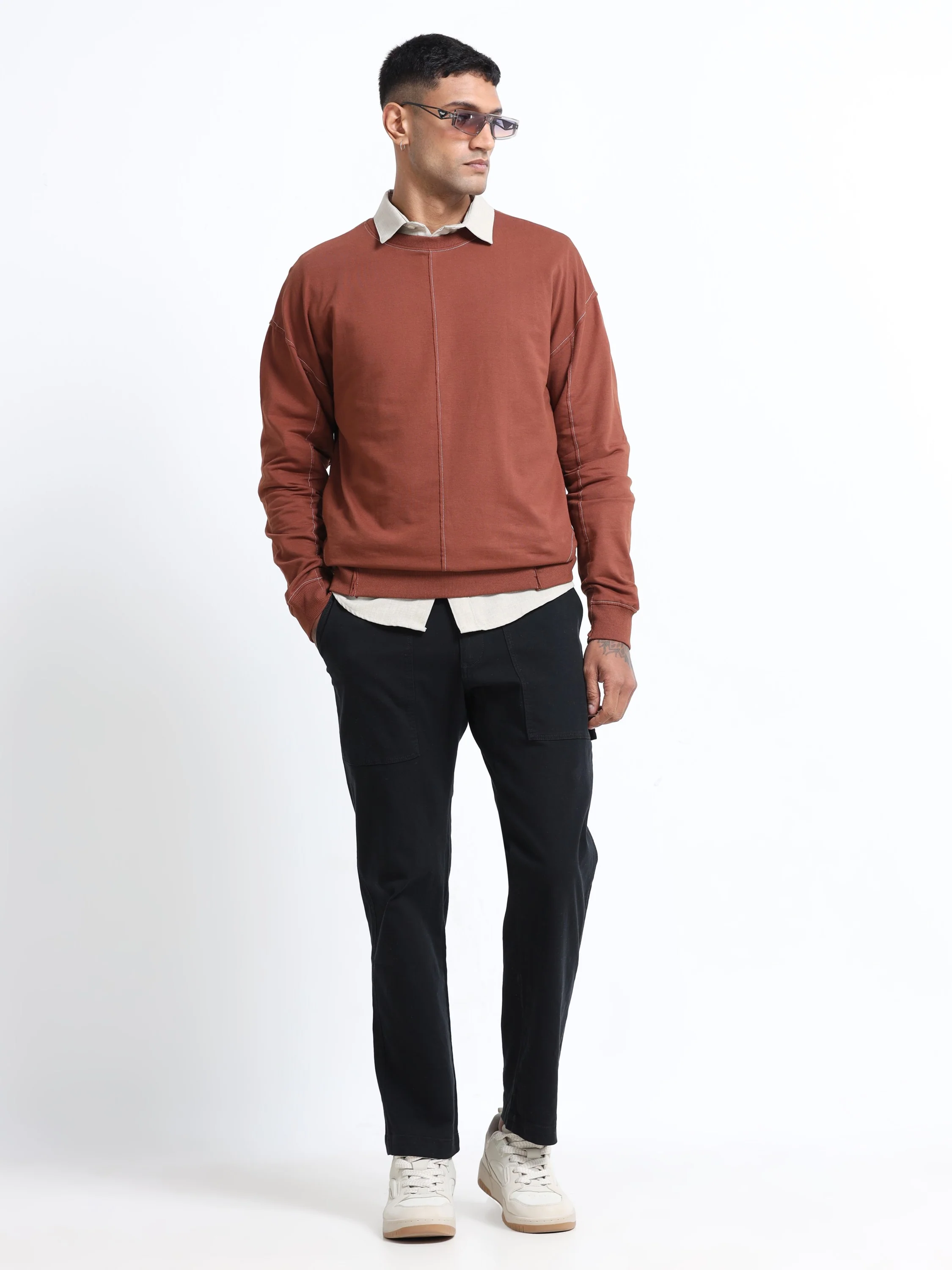 Men Black Carpenter Cargo Pants - Image 7
