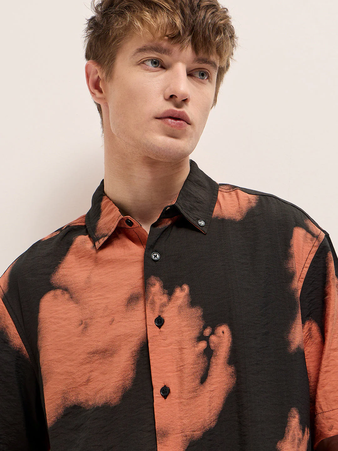 Men Black Casual Shirt - Image 5