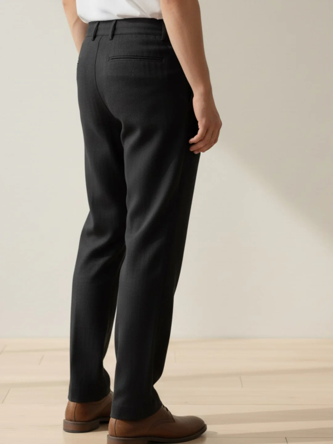 Men Black Korean Pant - Image 5