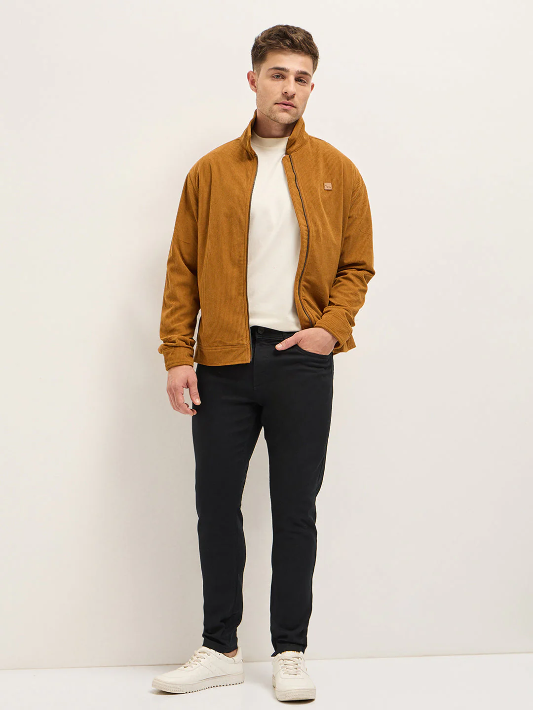 Men Black Mid-Rise Skinny Fit Jeans - Image 4