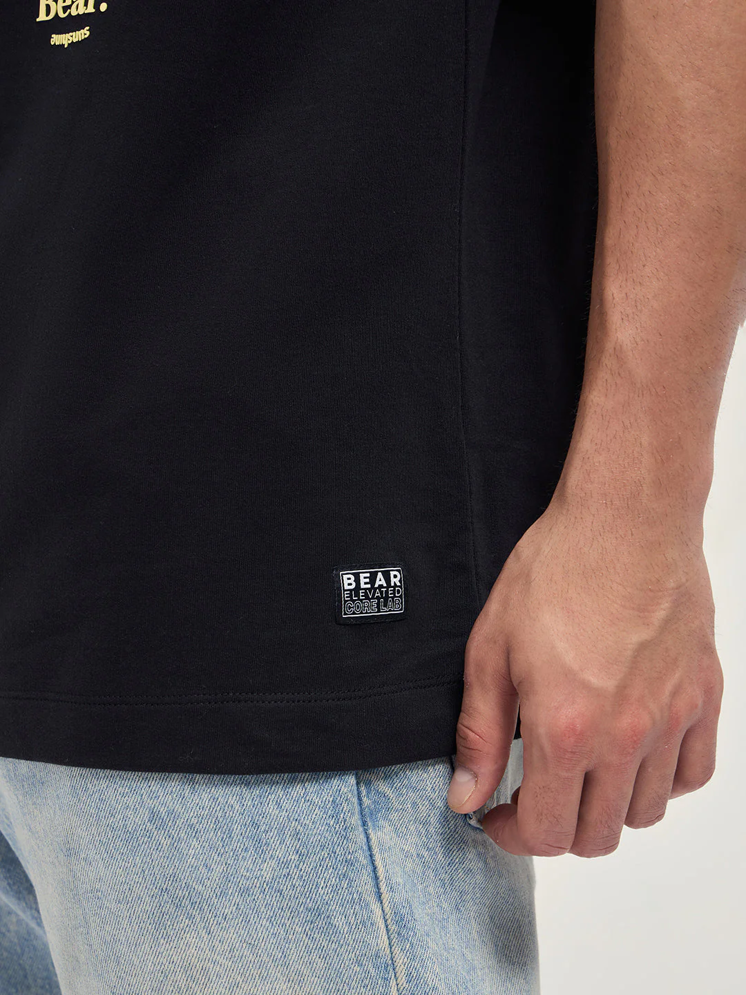 Men Black Oversized T-Shirt - Image 6