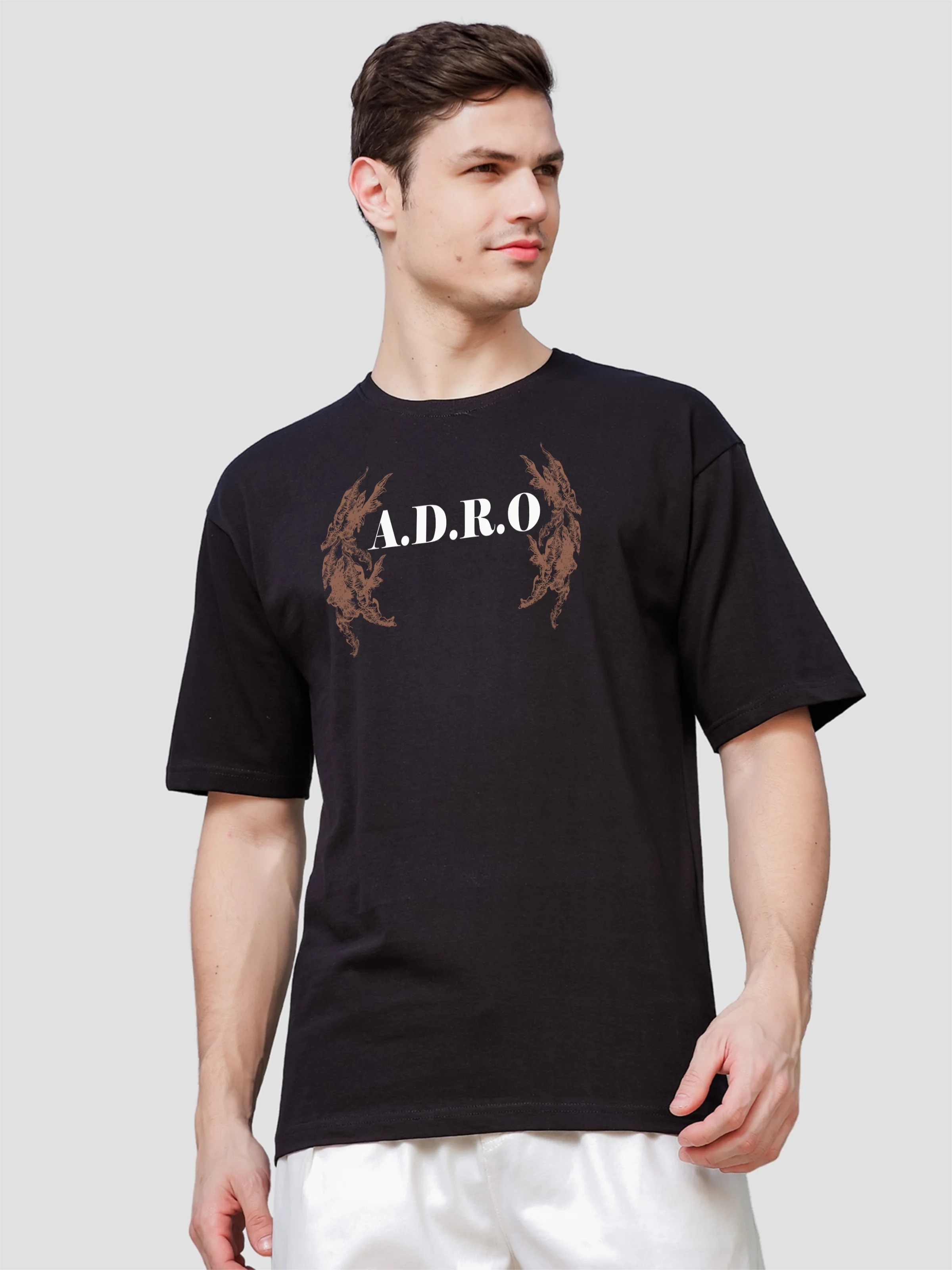 Men Black Oversized T-Shirt - Image 3