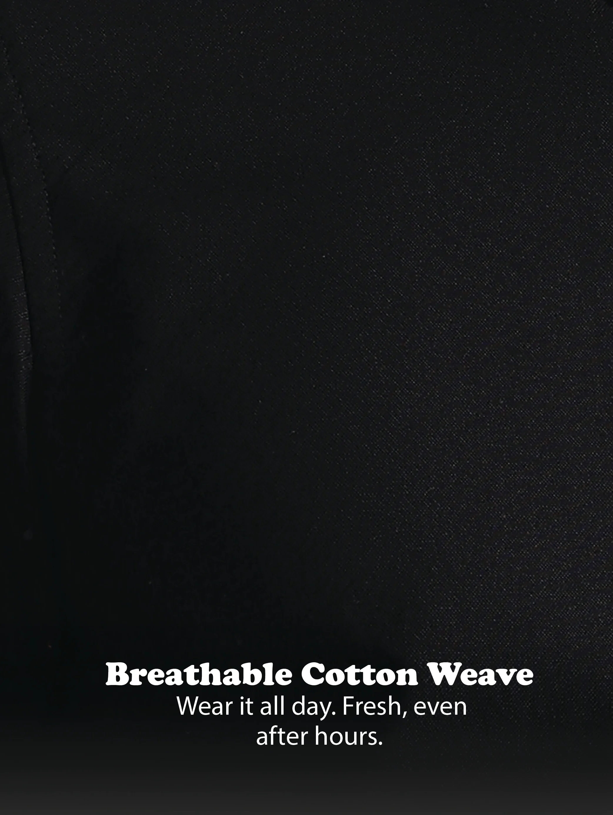 Men Black Oxford Solid Shirt - Image 14