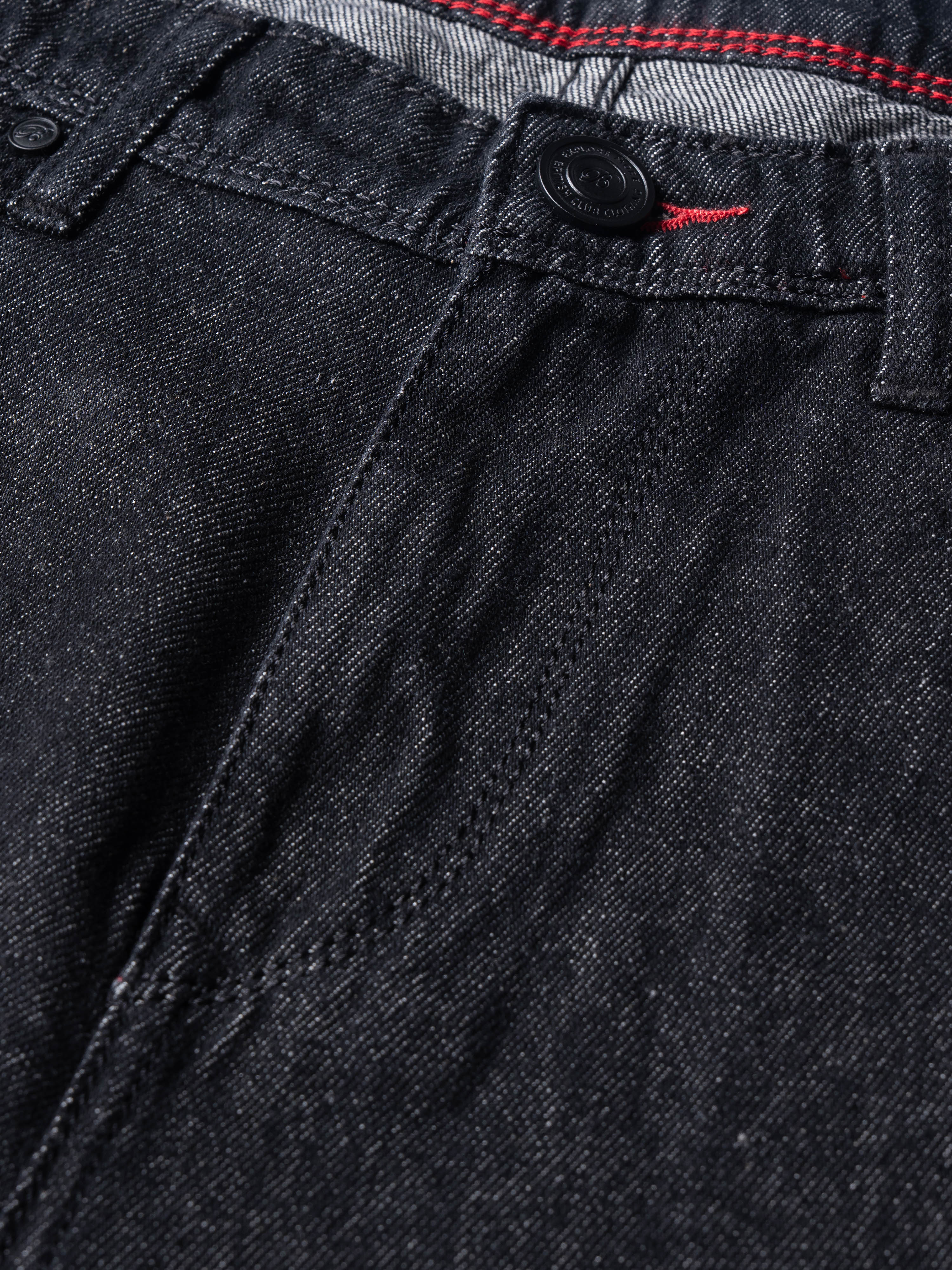 Men Black Regular Fit Jeans - Image 10