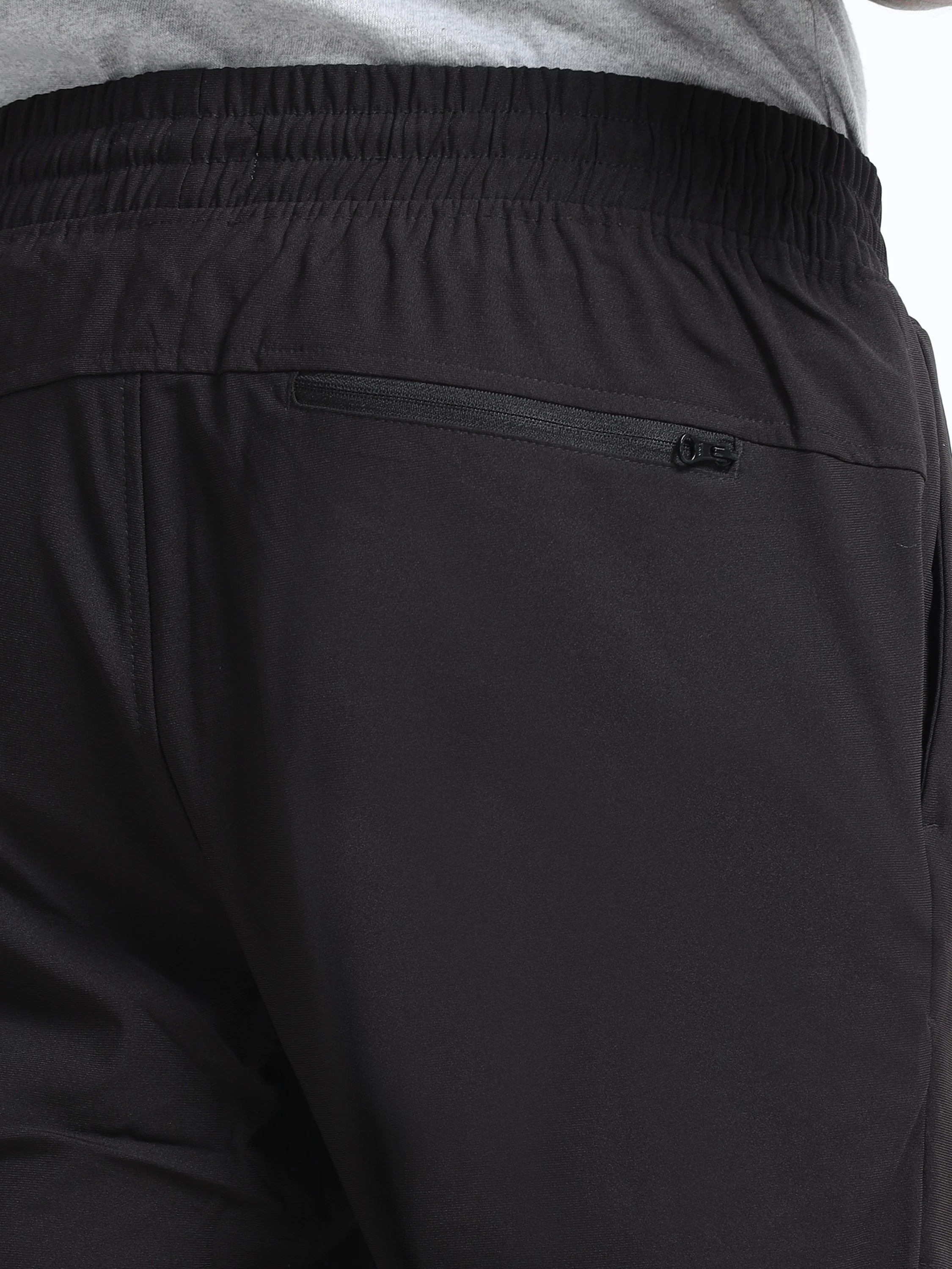 Men Black Regular Fit Joggers - Image 3