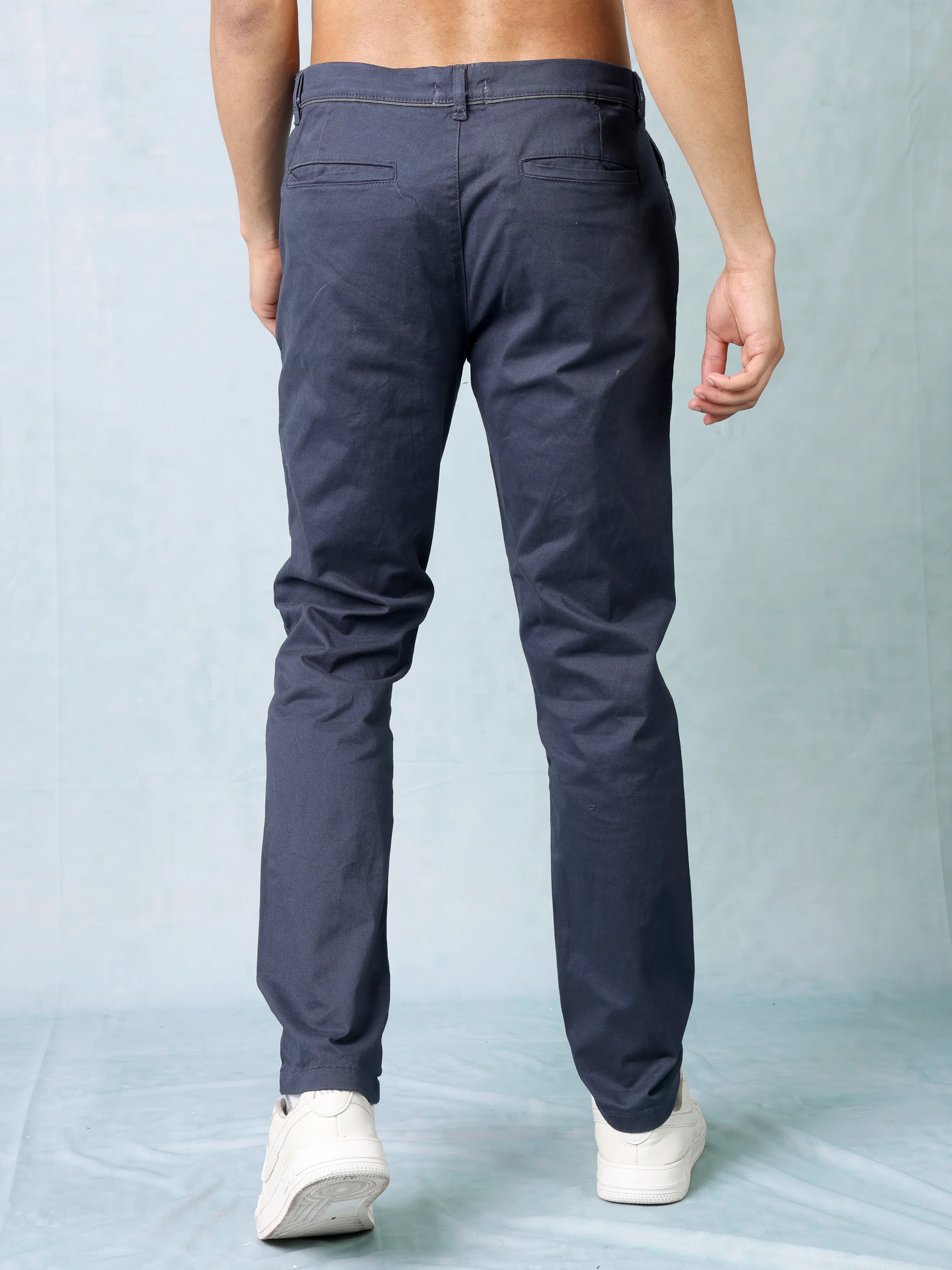 Men Black Regular Fit Trouser - Image 4