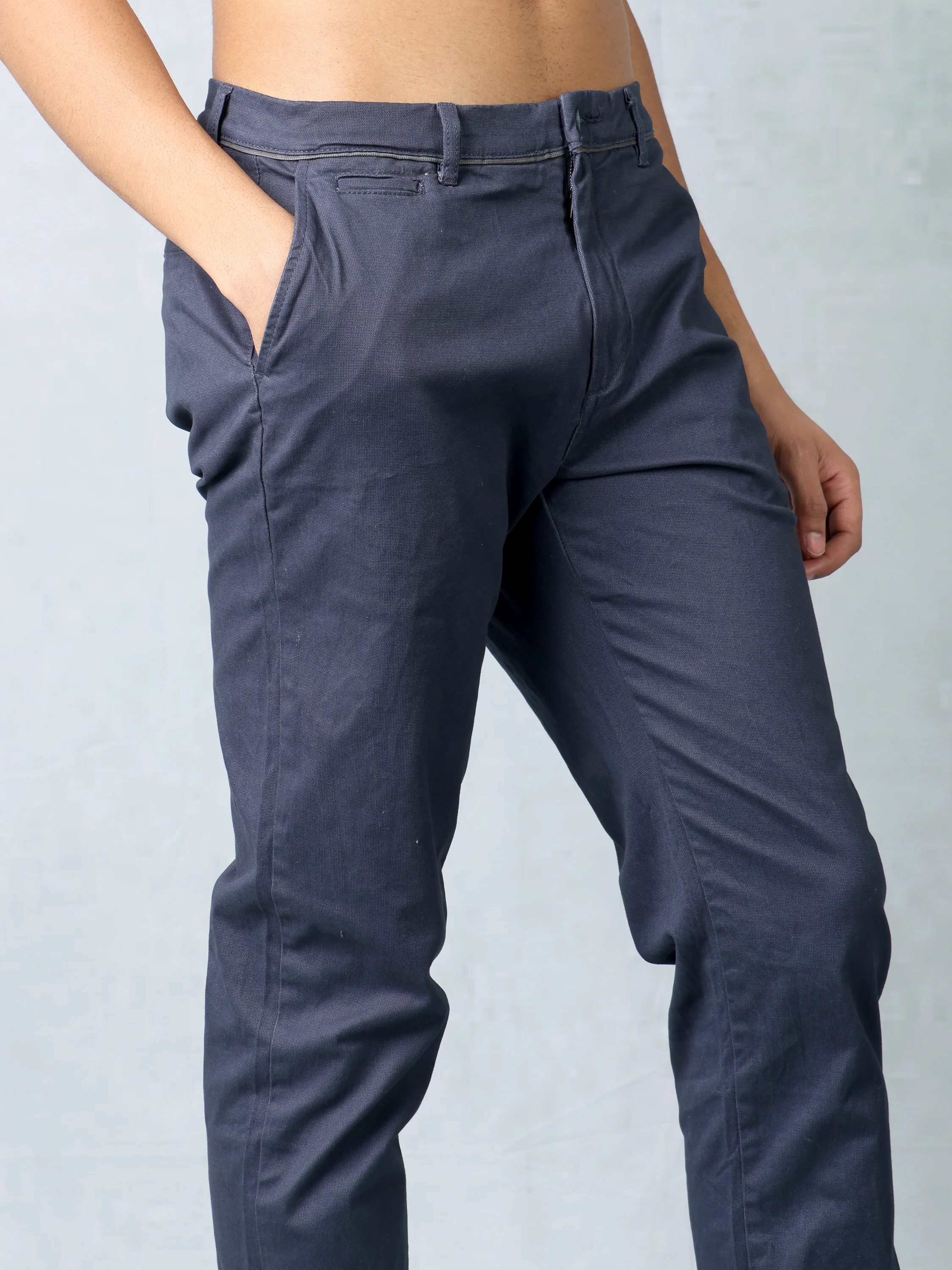 Men Black Regular Fit Trouser - Image 6