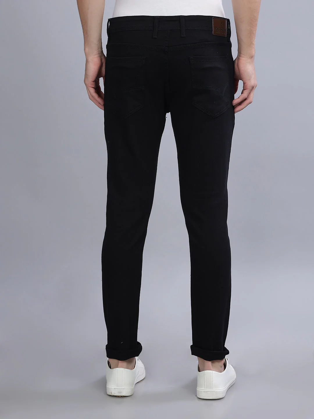 Men Black Slim Fit Jeans - Image 2