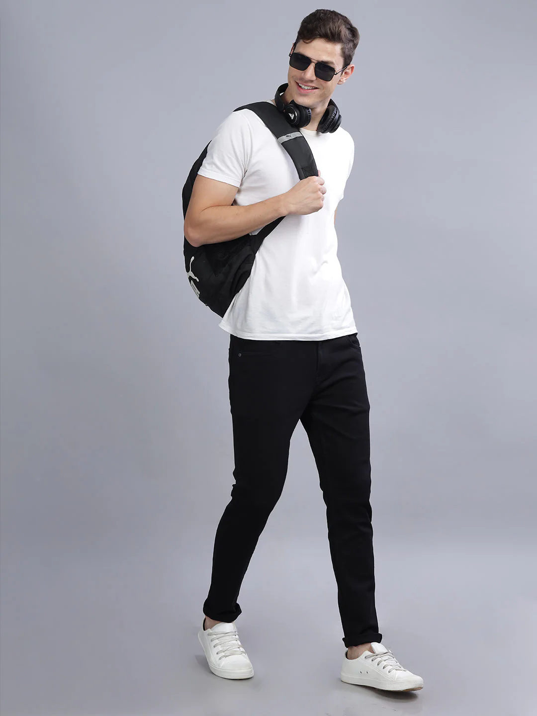 Men Black Slim Fit Jeans - Image 5